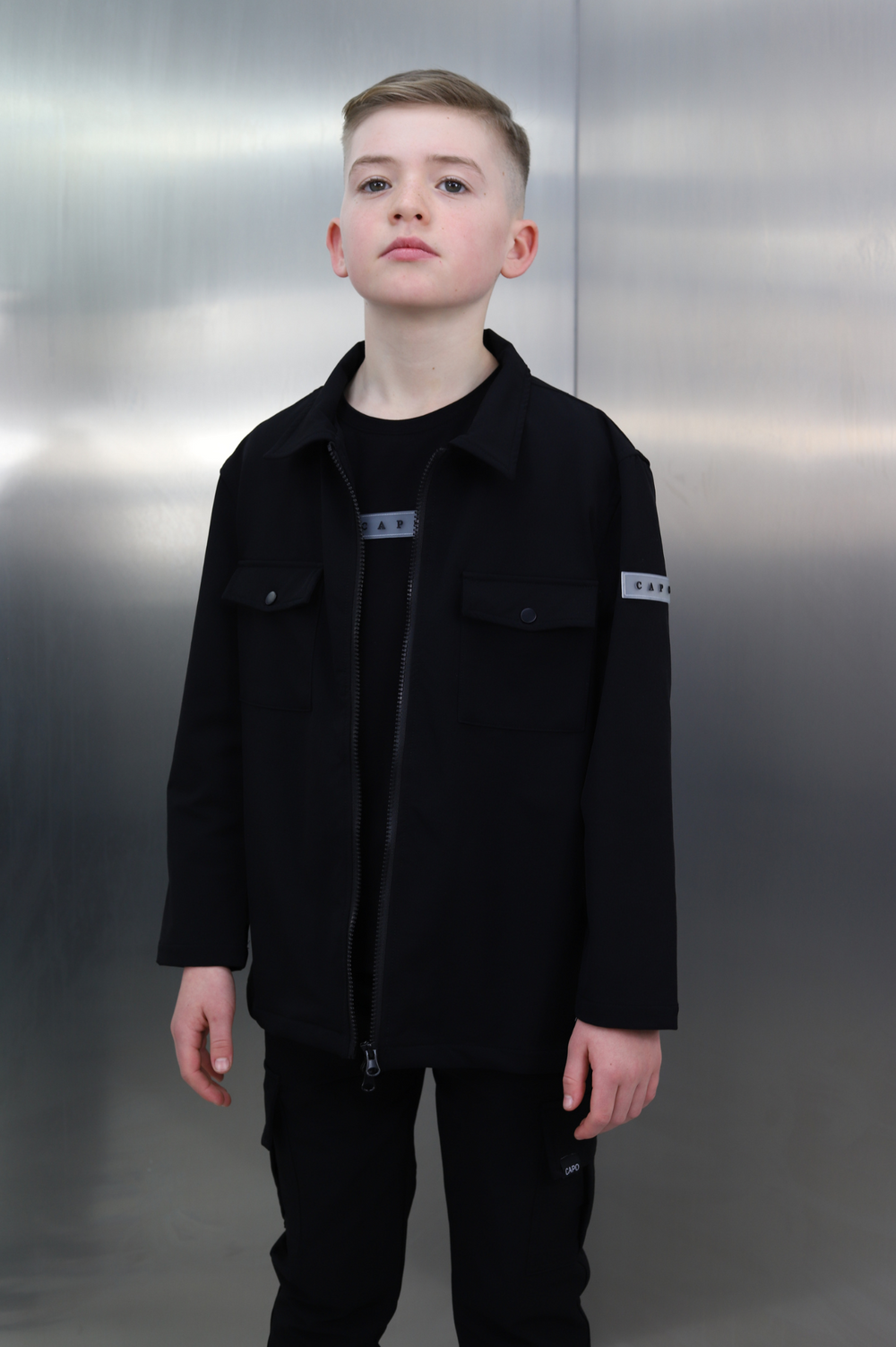 Capo KIDS - BUTTON Jacket - Black