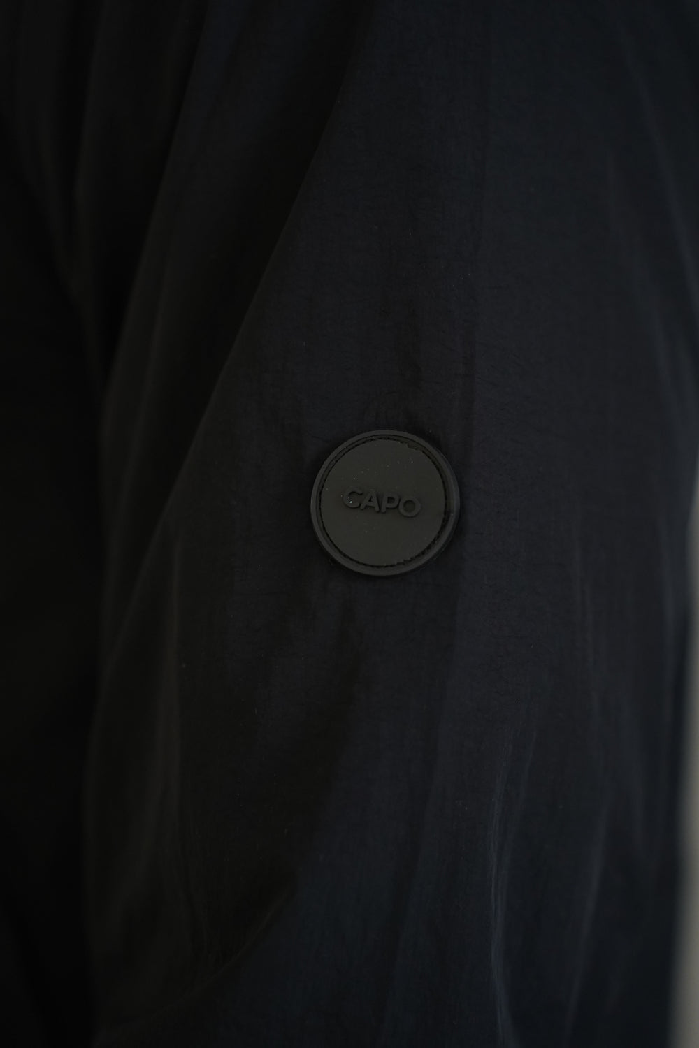 Capo Crinkle Lightweight Jacket - Black