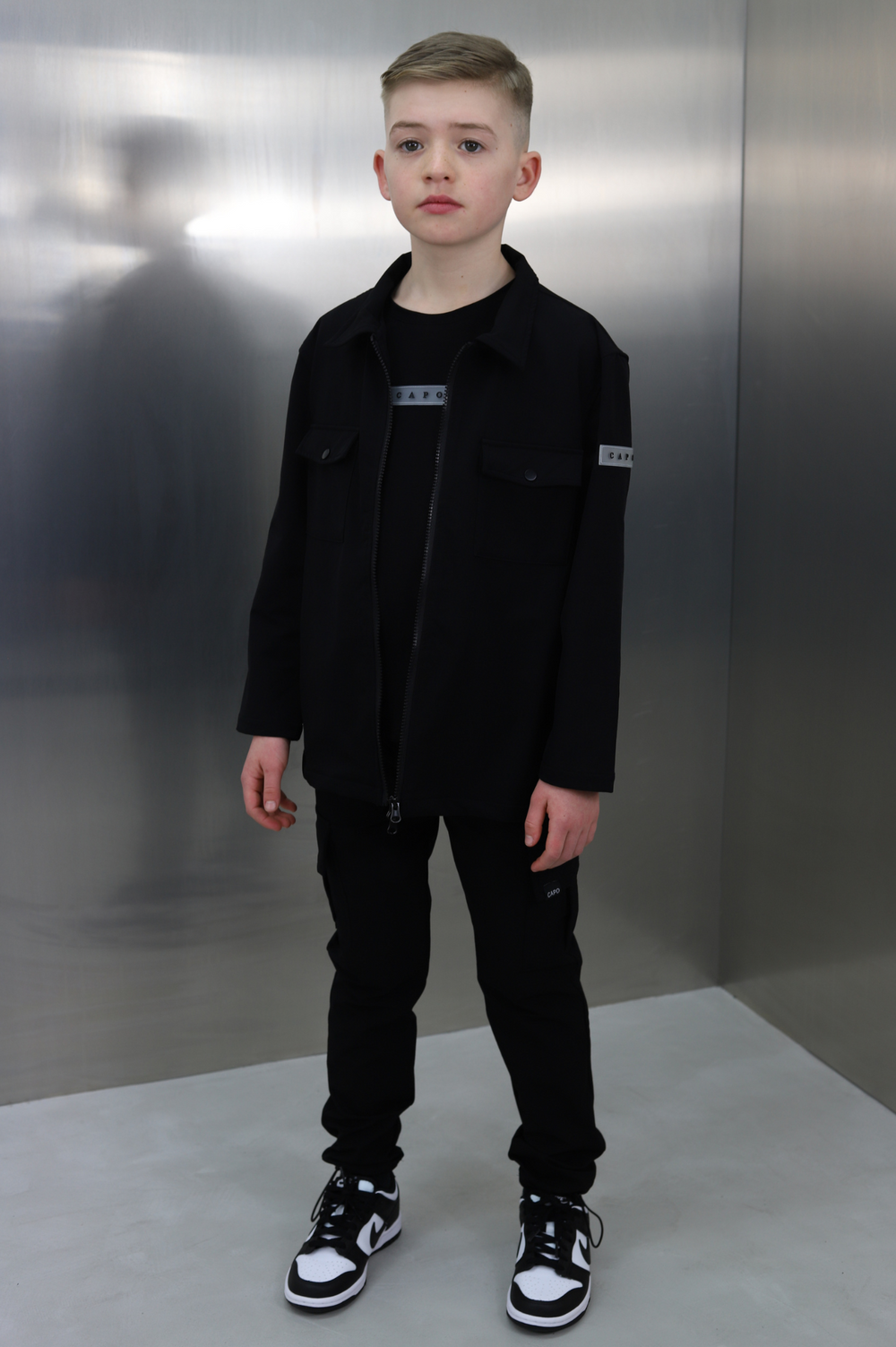 Capo KIDS - BUTTON Jacket - Black