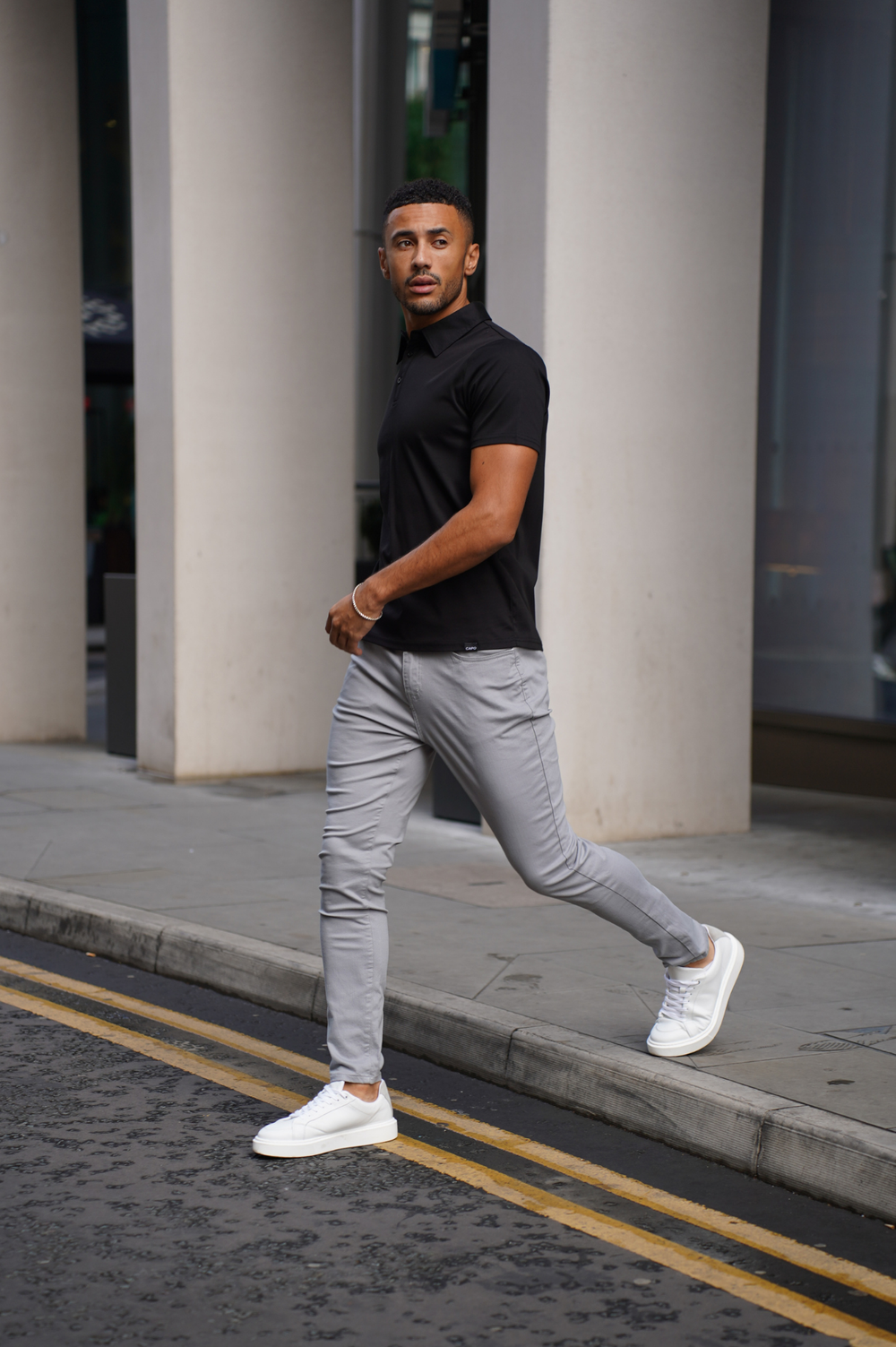 Capo MERCERISED Polo Shirt - Black