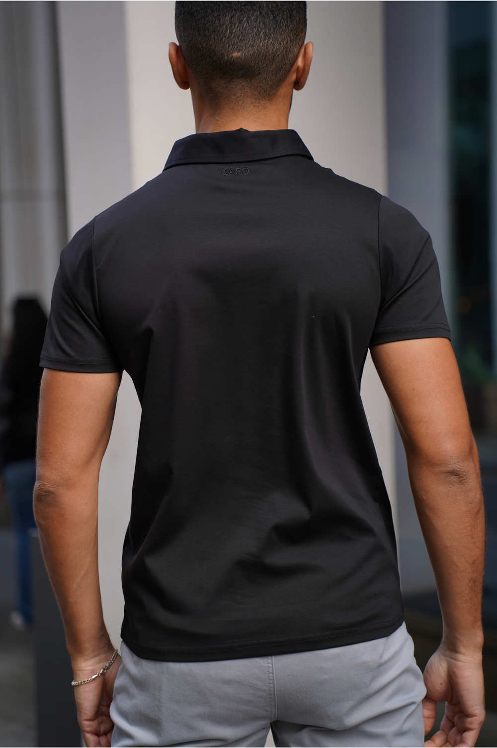 Capo MERCERISED Polo Shirt - Black