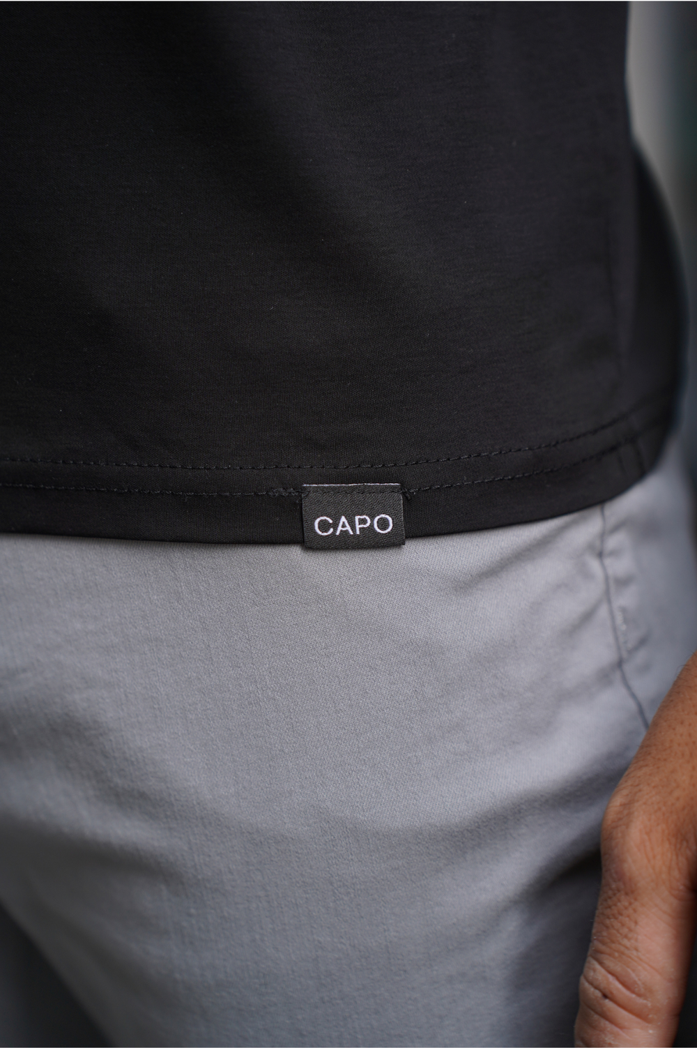 Capo MERCERISED Polo Shirt - Black