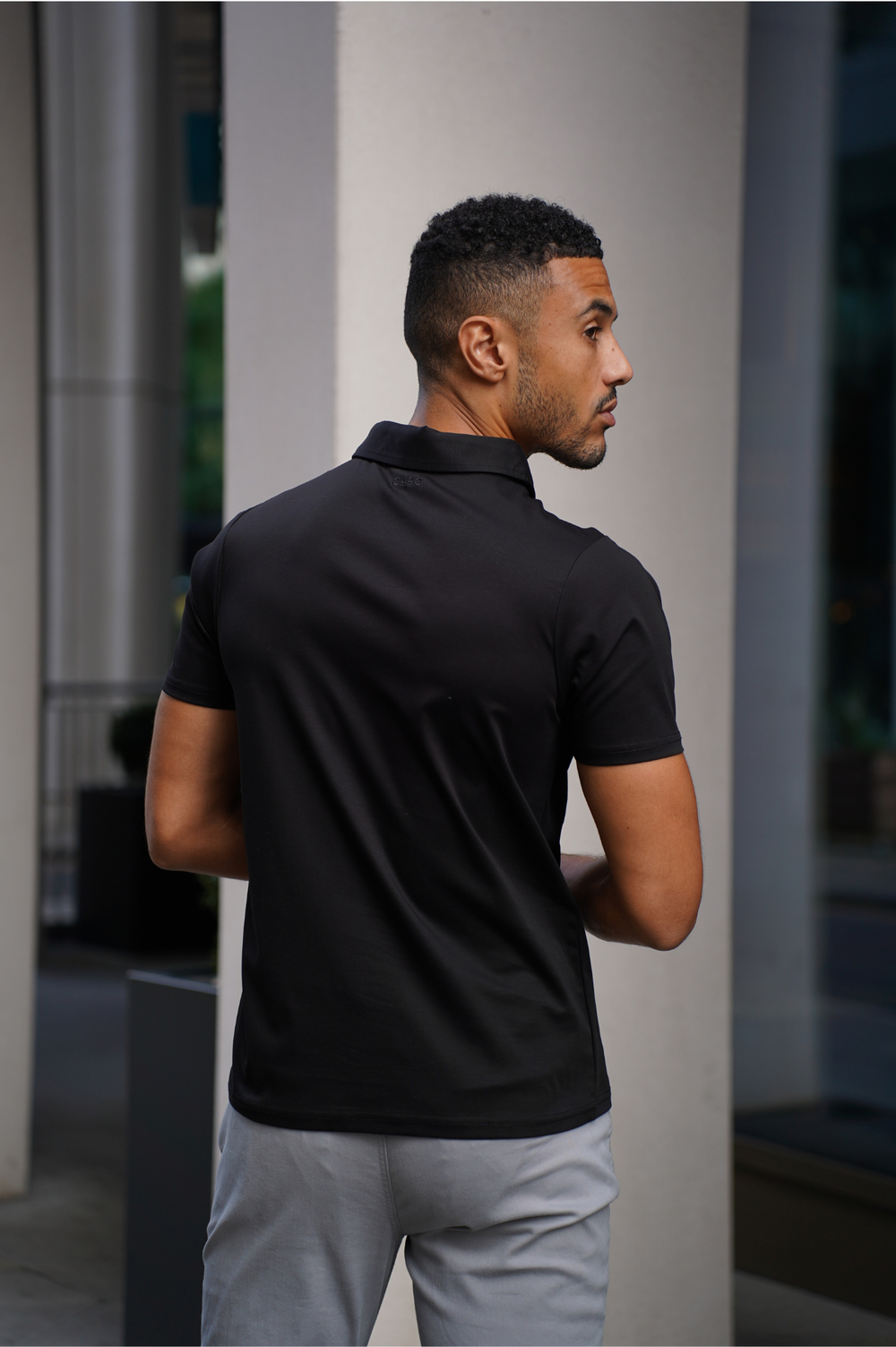 Capo MERCERISED Polo Shirt - Black