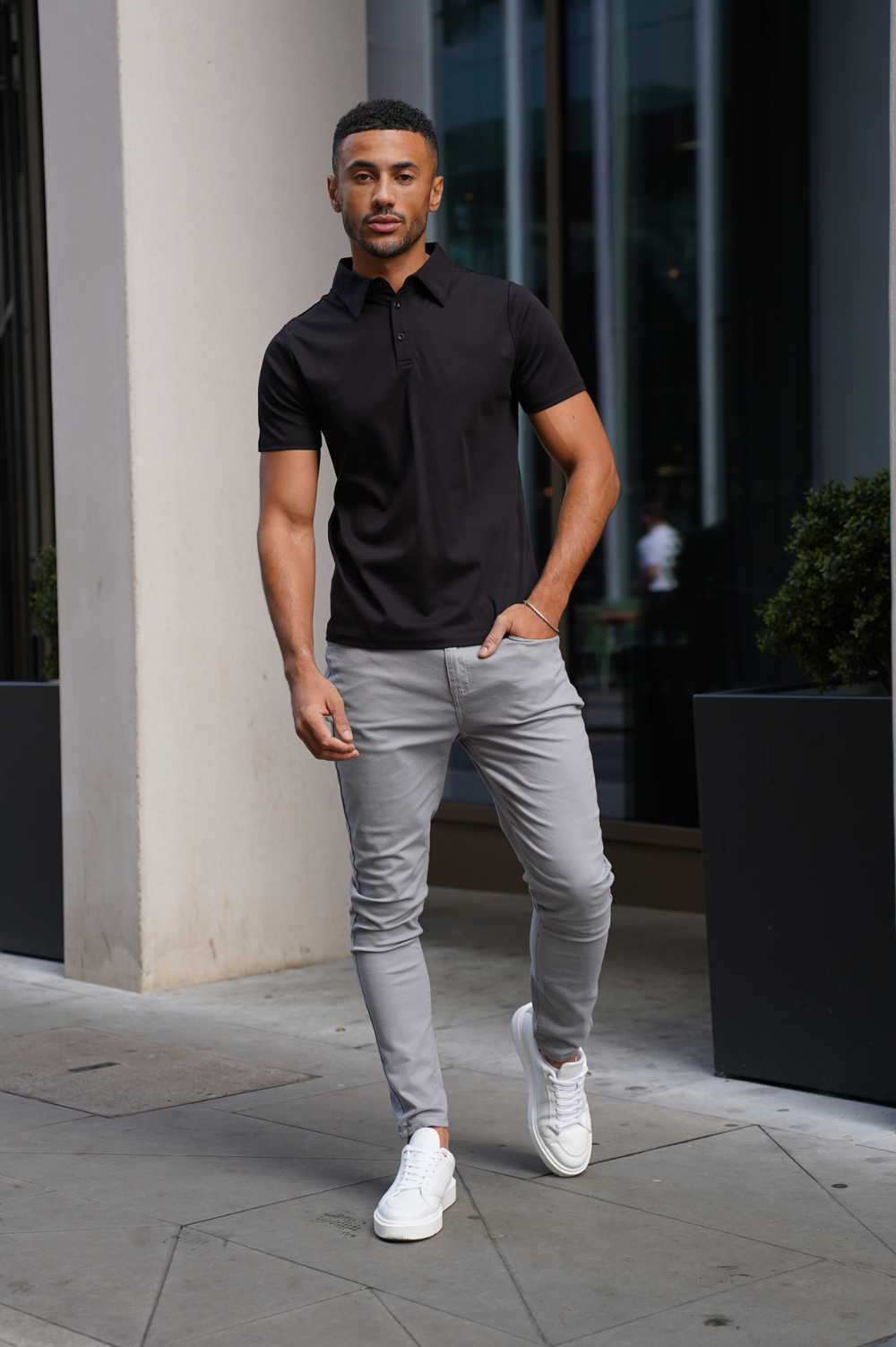 Capo MERCERISED Polo Shirt - Black