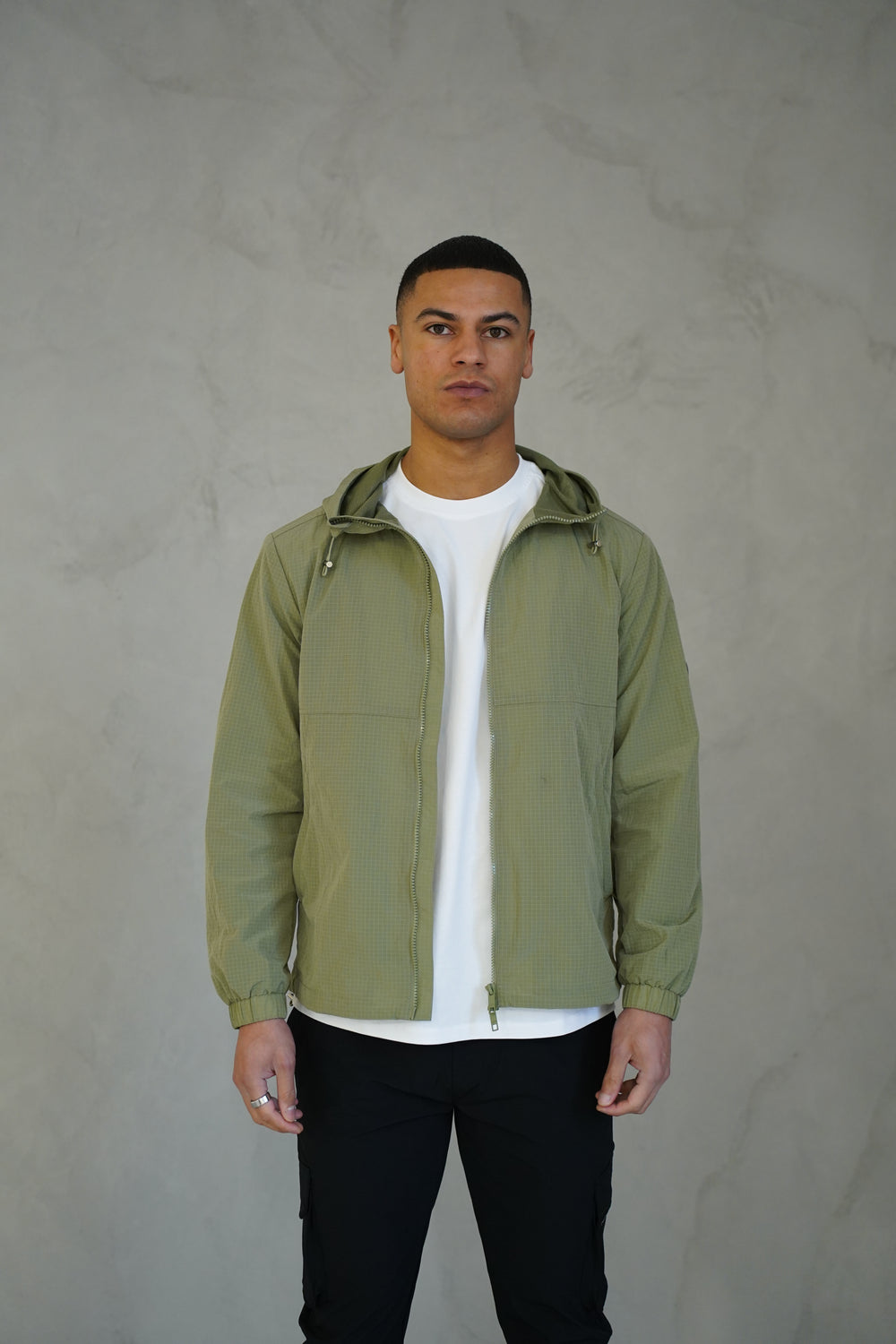 Capo Ripstop Leichte Jacke - Olivgrün