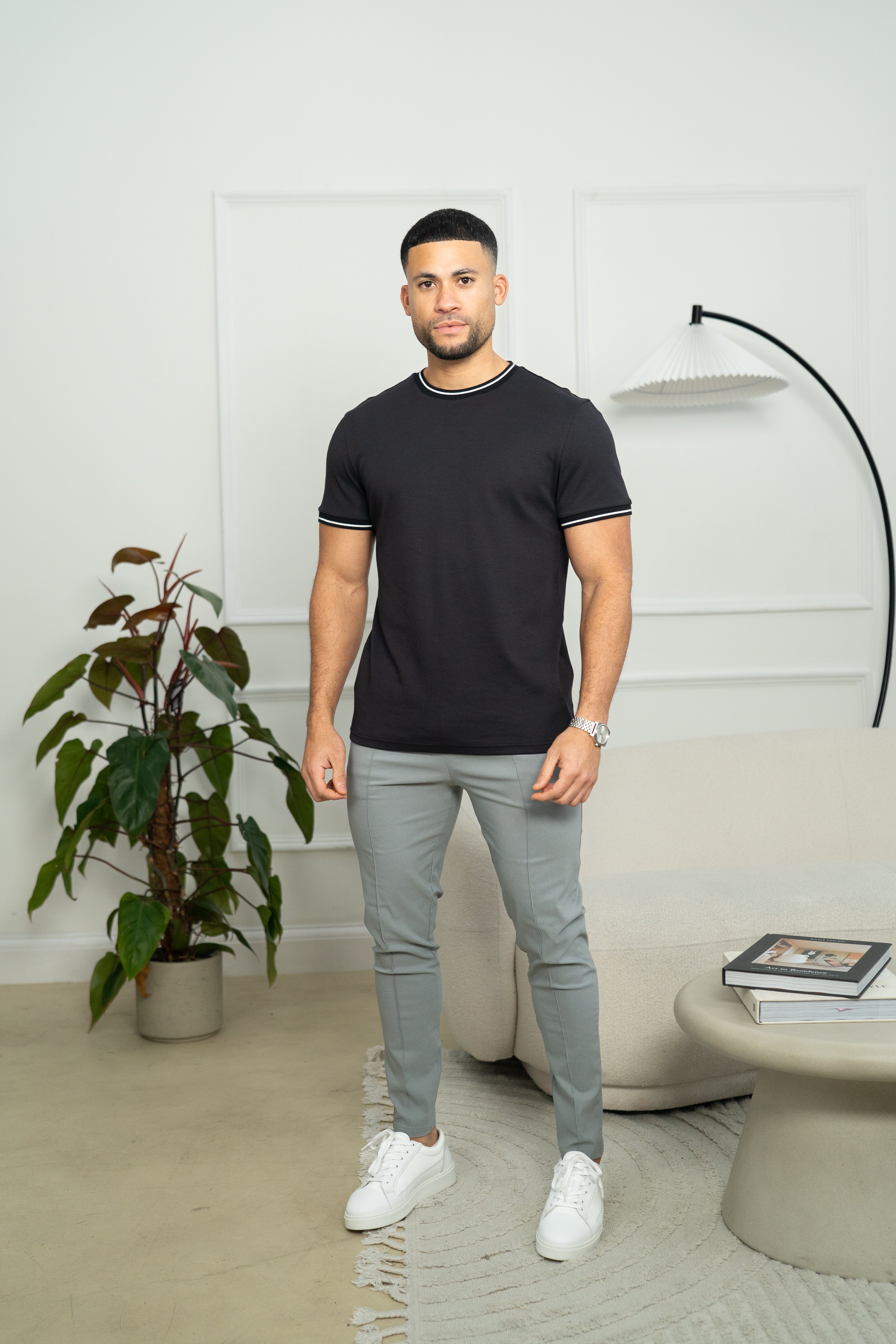 Capo Tipping T-Shirt - Black