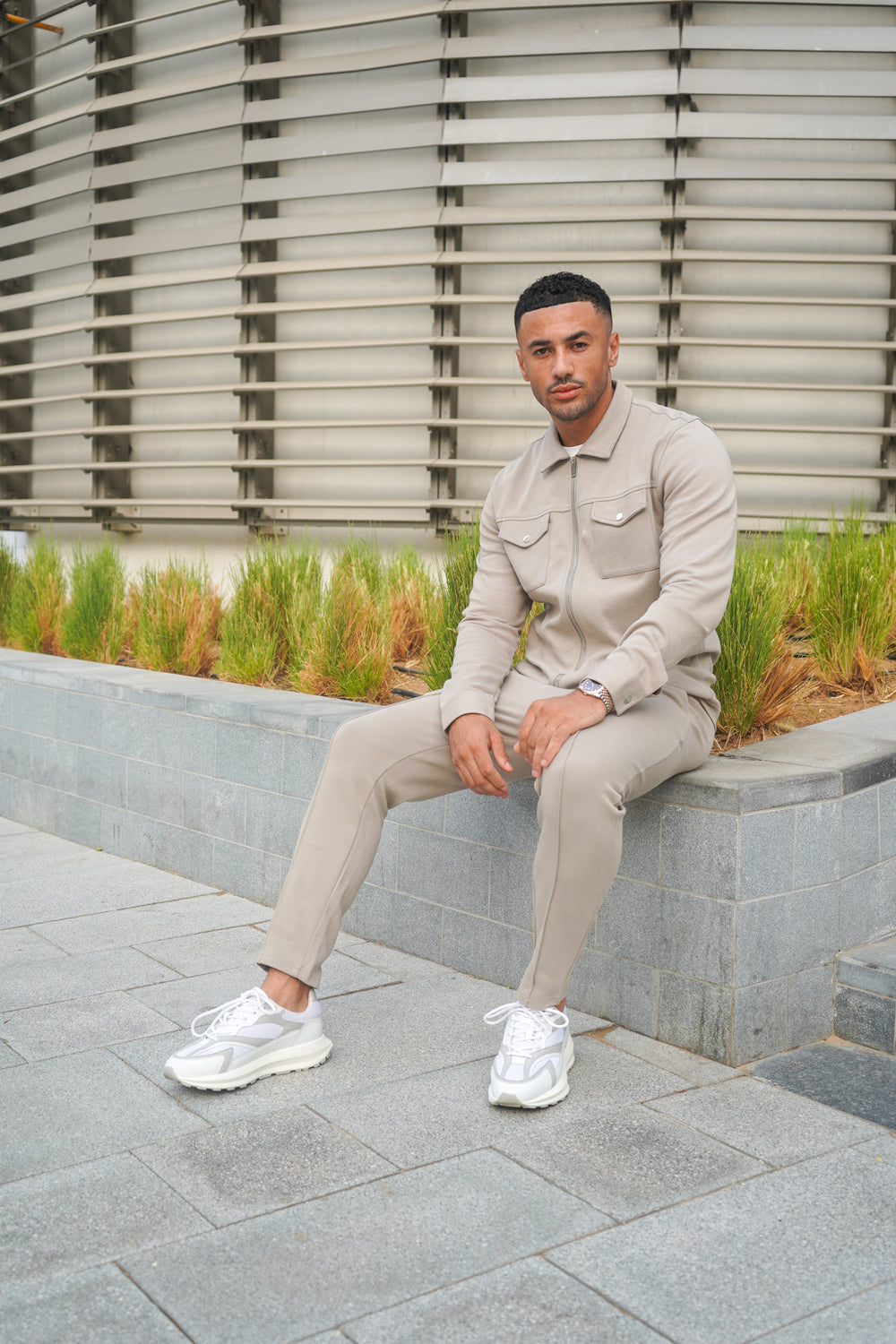 Capo Interlock Pant - Oatmeal