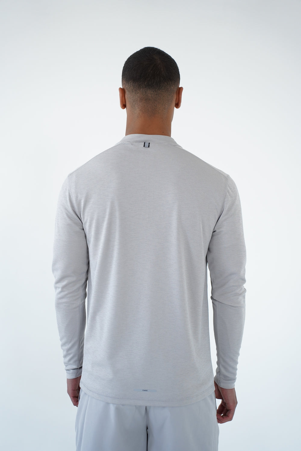 Capo Active Core 1/4 Zip Top - Light Grey