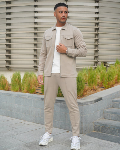 Capo Interlock Pant - Oatmeal