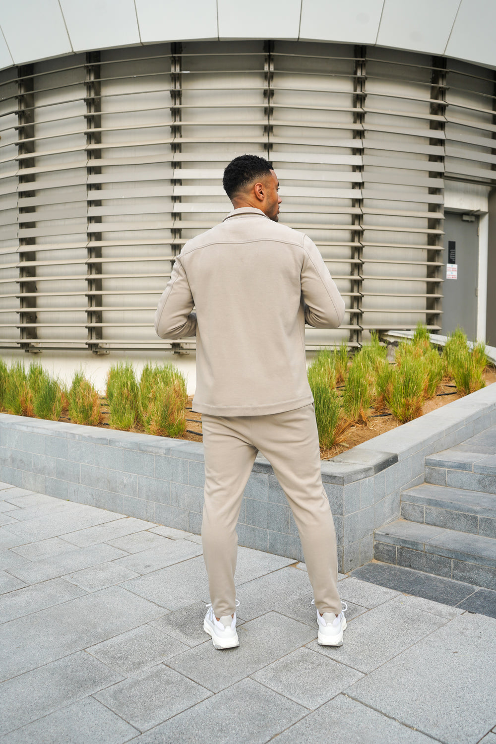 Capo Interlock Jacket - Oatmeal
