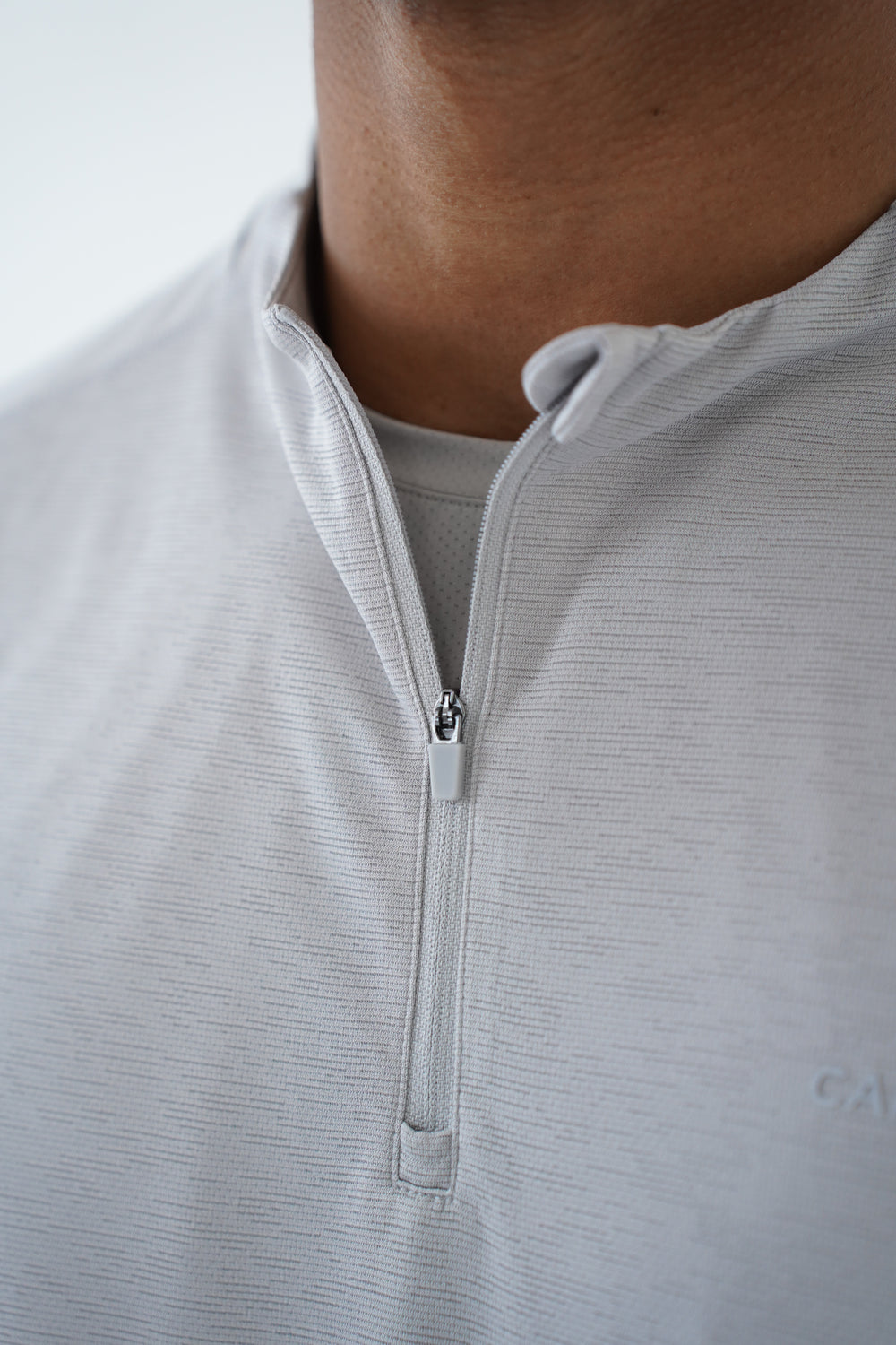 Capo Active Core 1/4 Zip Top - Light Grey