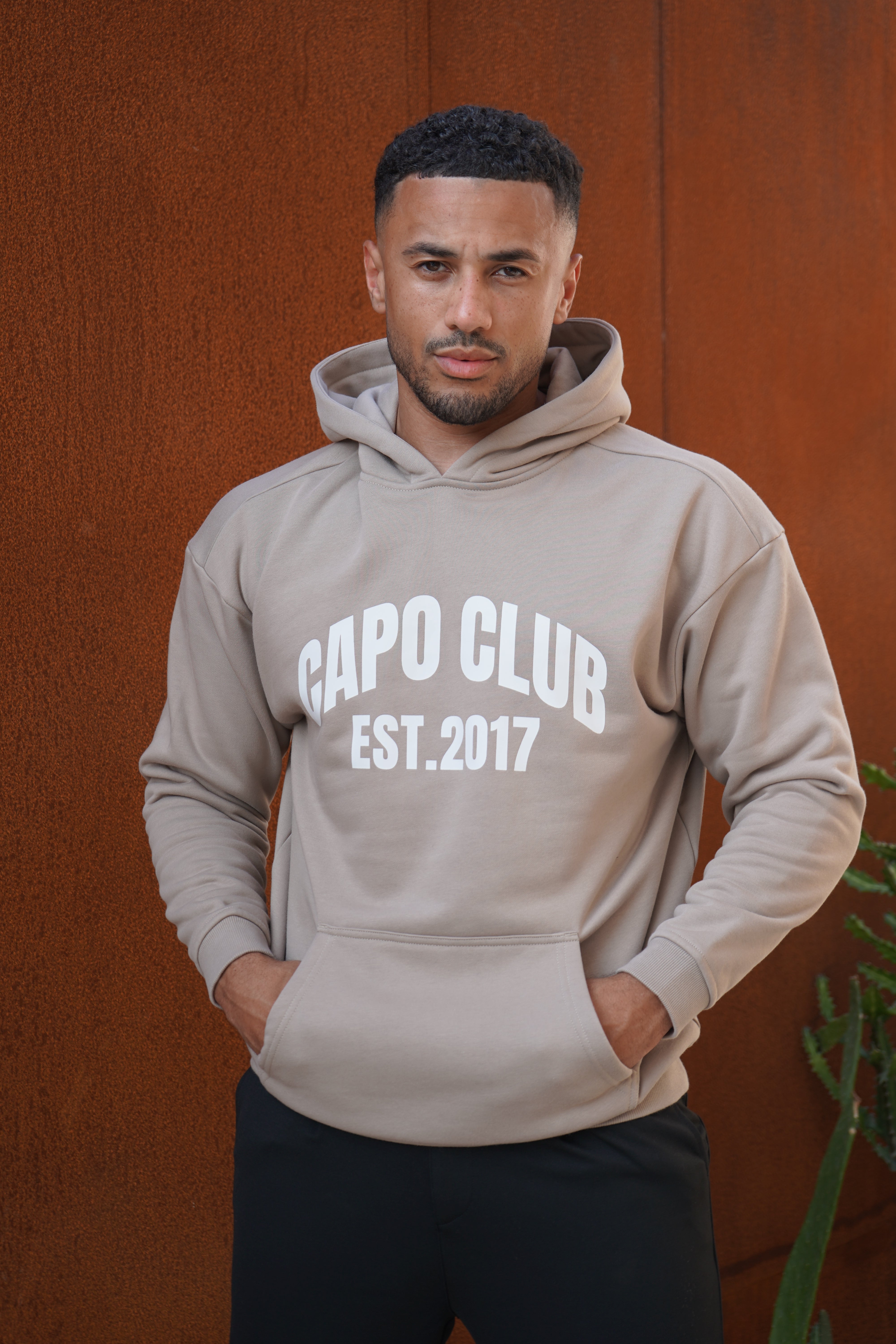 Capo Club 2017 Hoodie - Mushroom/White