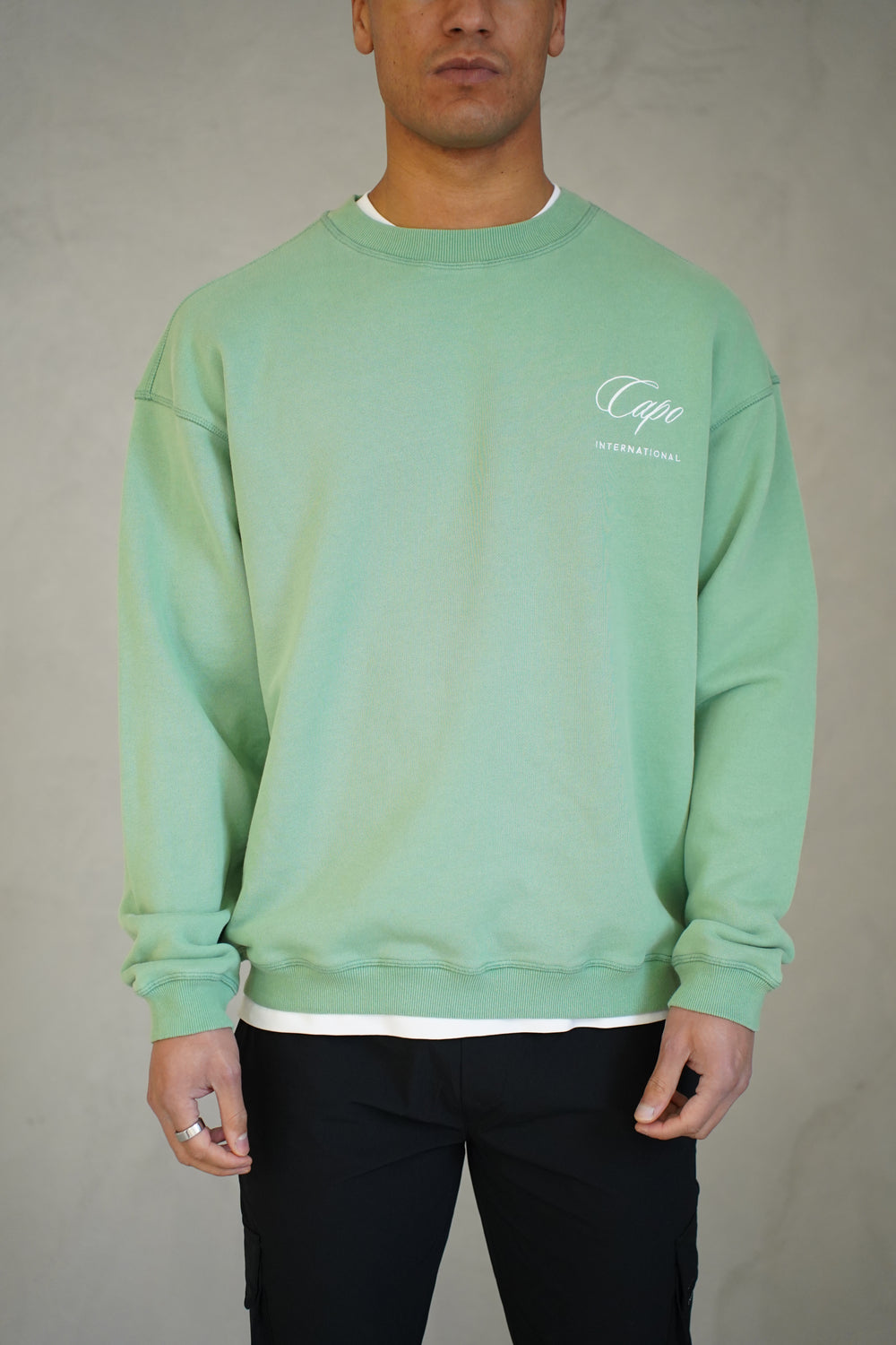 Capo International Sweater - Washed Green