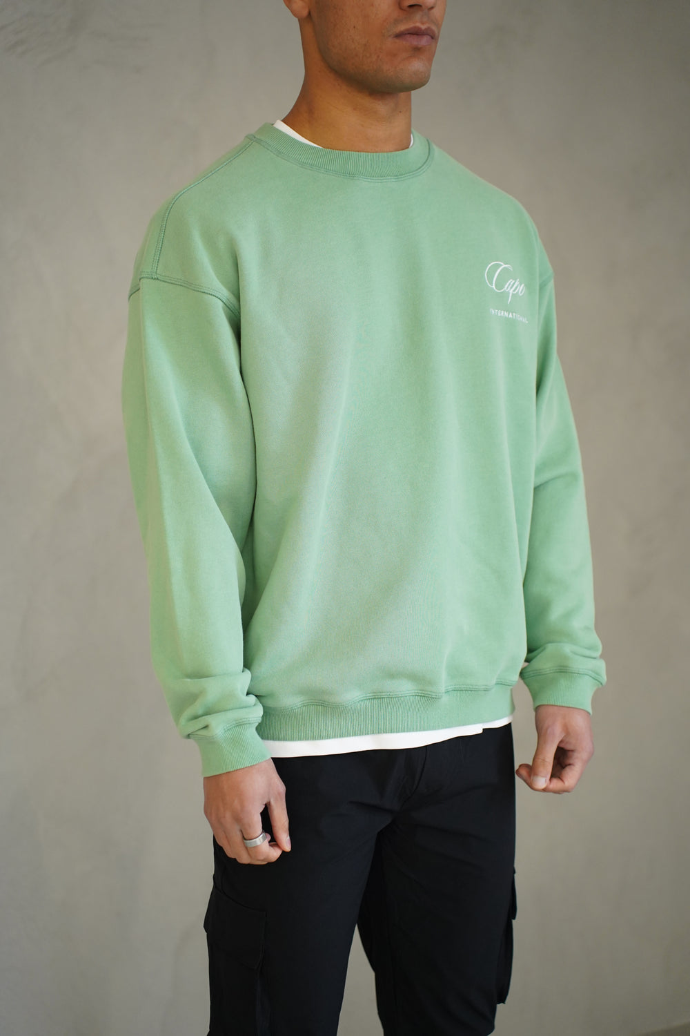Capo International Sweater - Washed Green