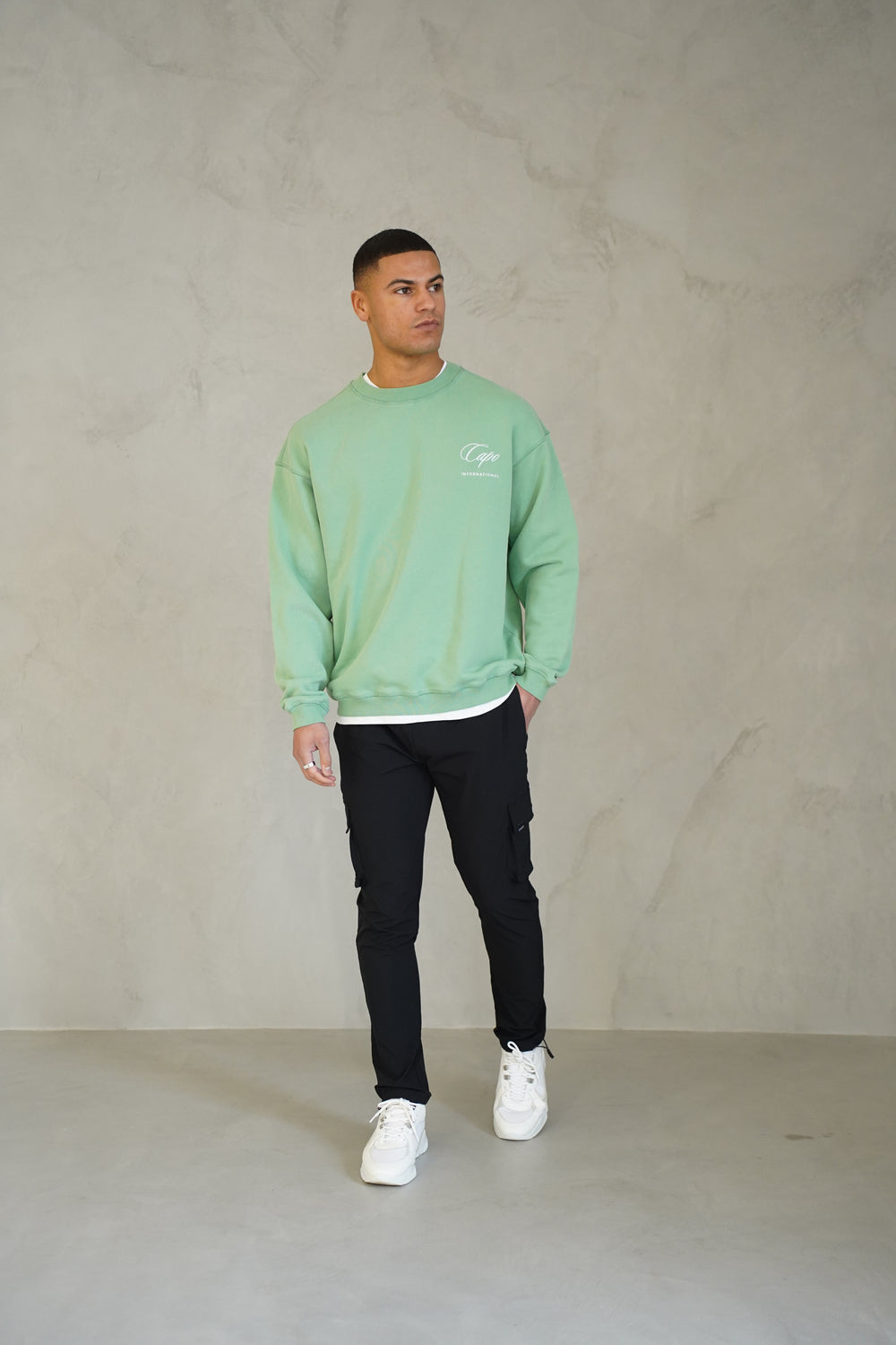 Capo International Sweater - Washed Green