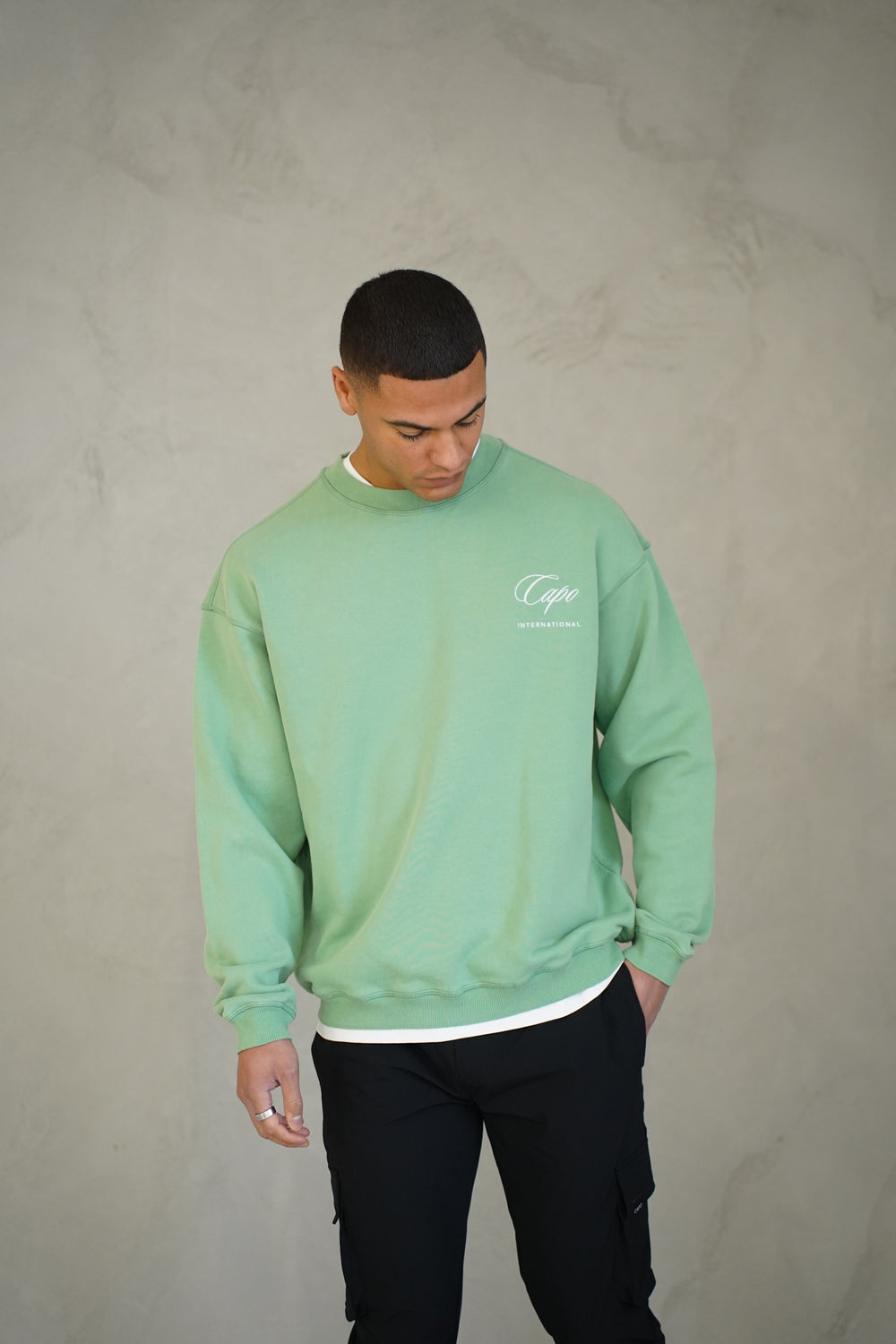 Capo International Sweater - Washed Green