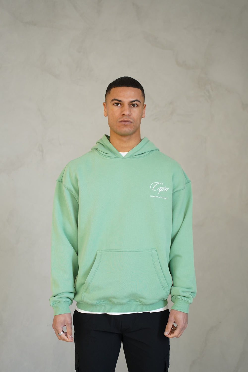 Capo International Hoodie - Washed Green
