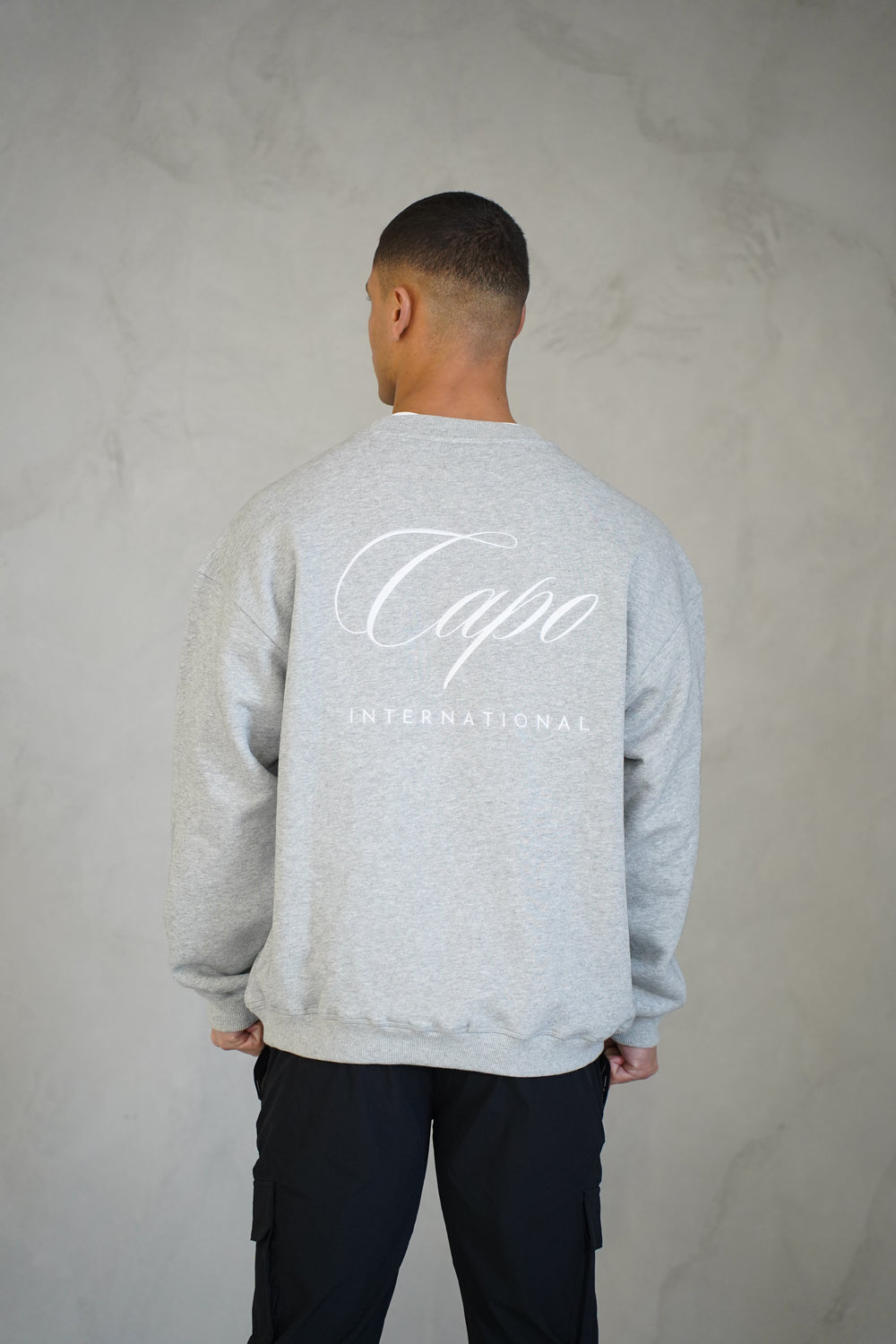 Capo International Pullover - Graumeliert