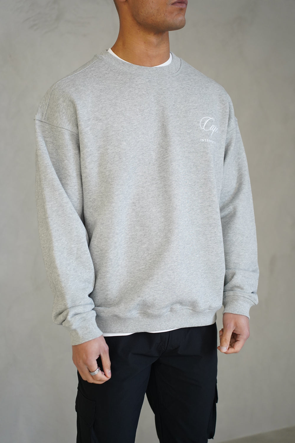 Capo International Pullover - Graumeliert