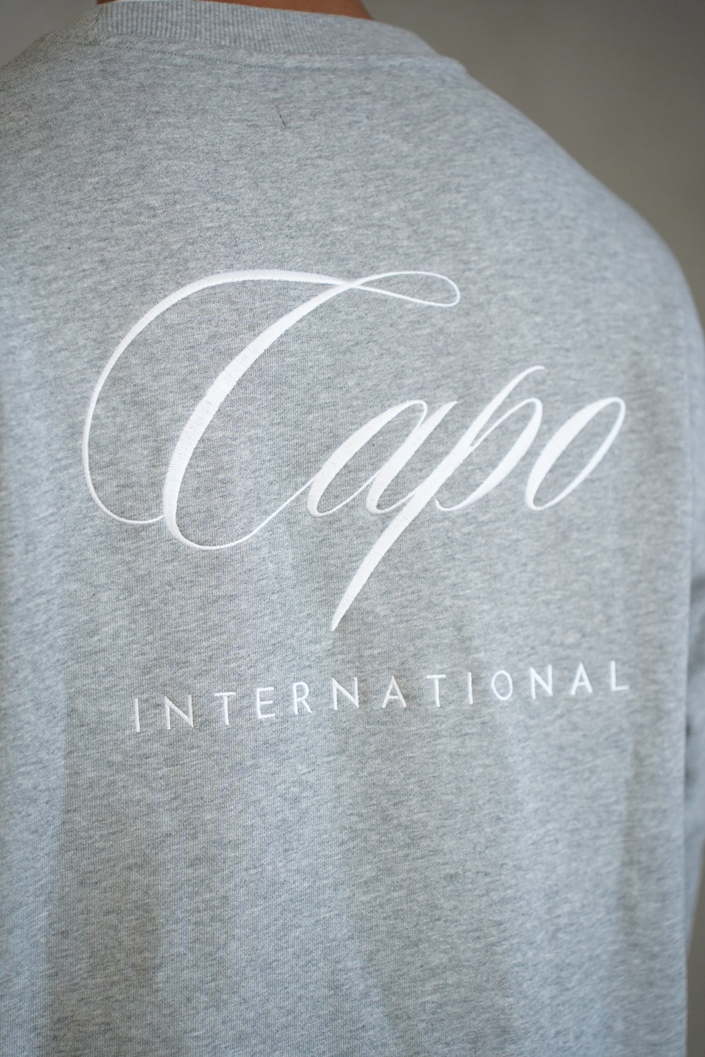 Capo International Pullover - Graumeliert