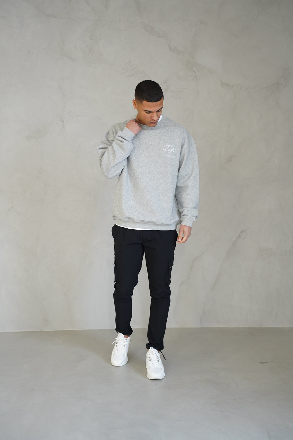 Capo International Pullover - Graumeliert