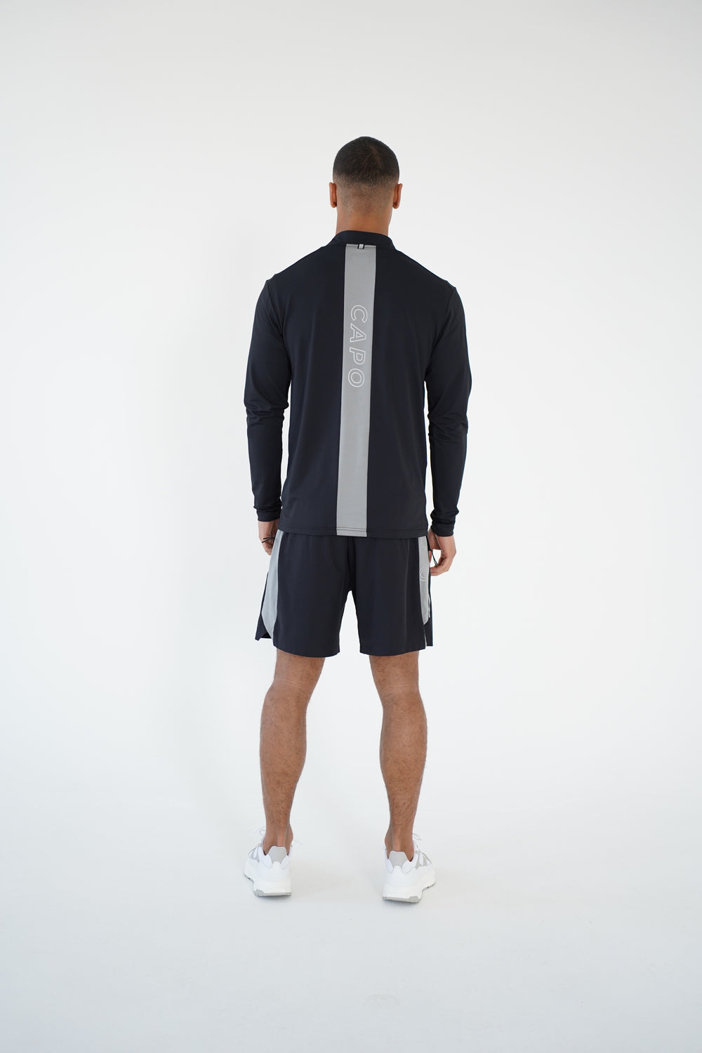 Capo Active Performance 1/4 Zip Top - Black