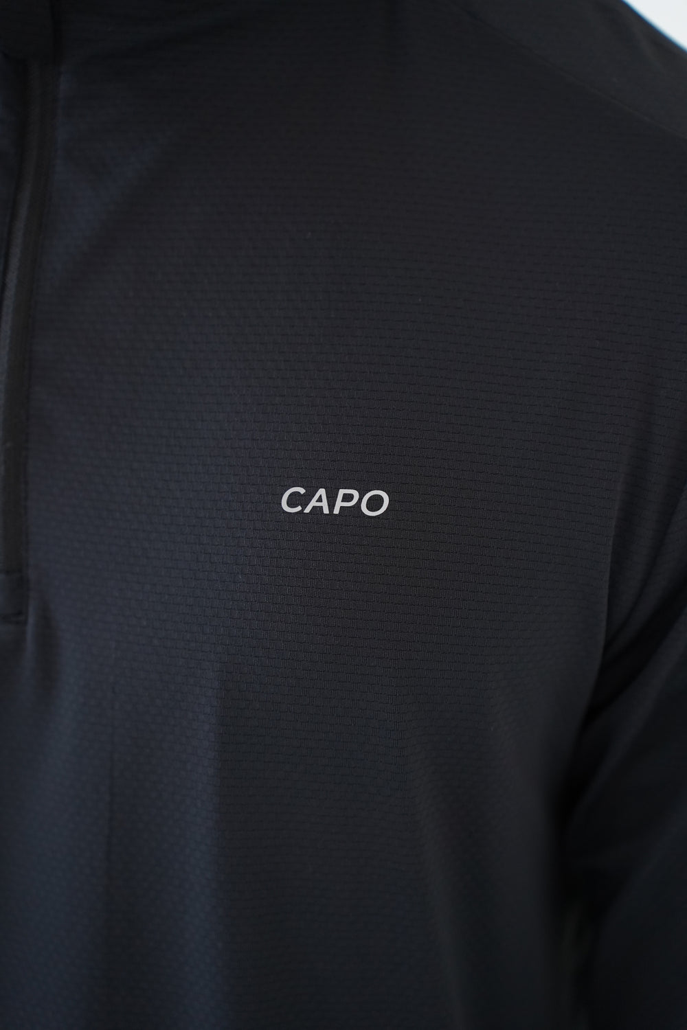 Capo Active Performance 1/4 Zip Top - Black