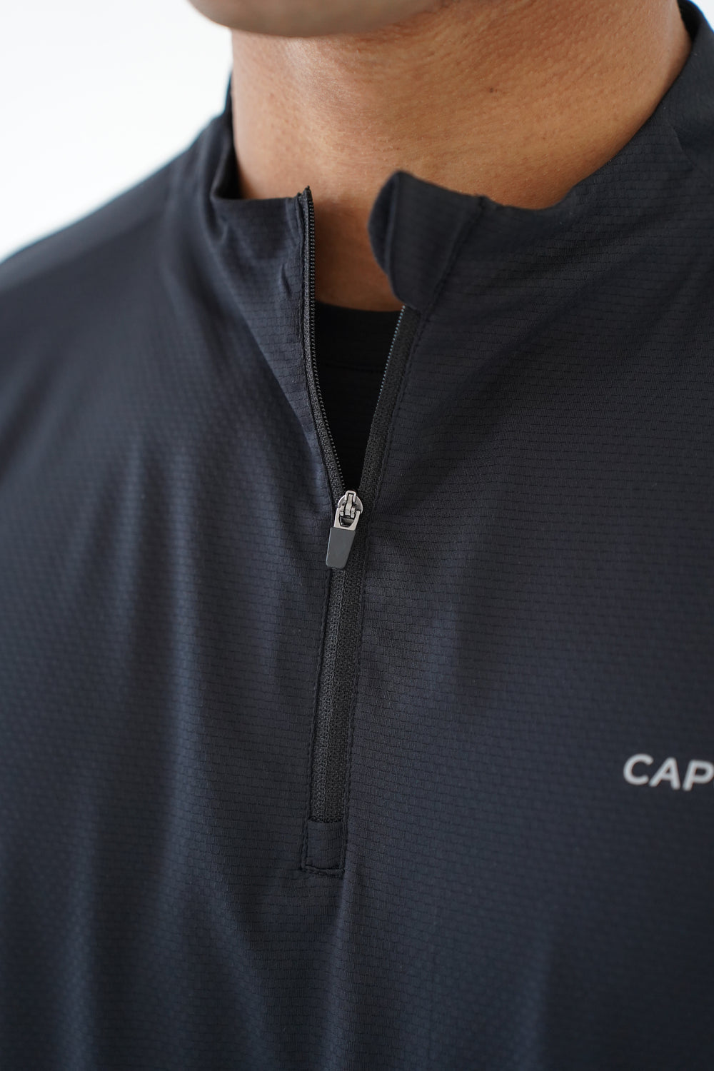 Capo Active Performance 1/4 Zip Top - Black