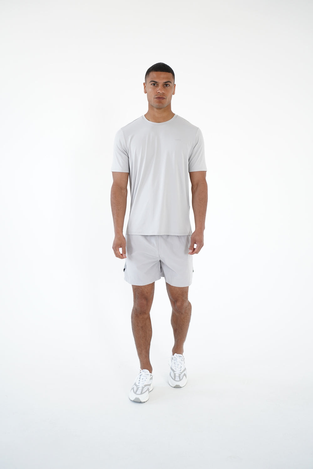 Capo Active Performance Shorts - Light Grey