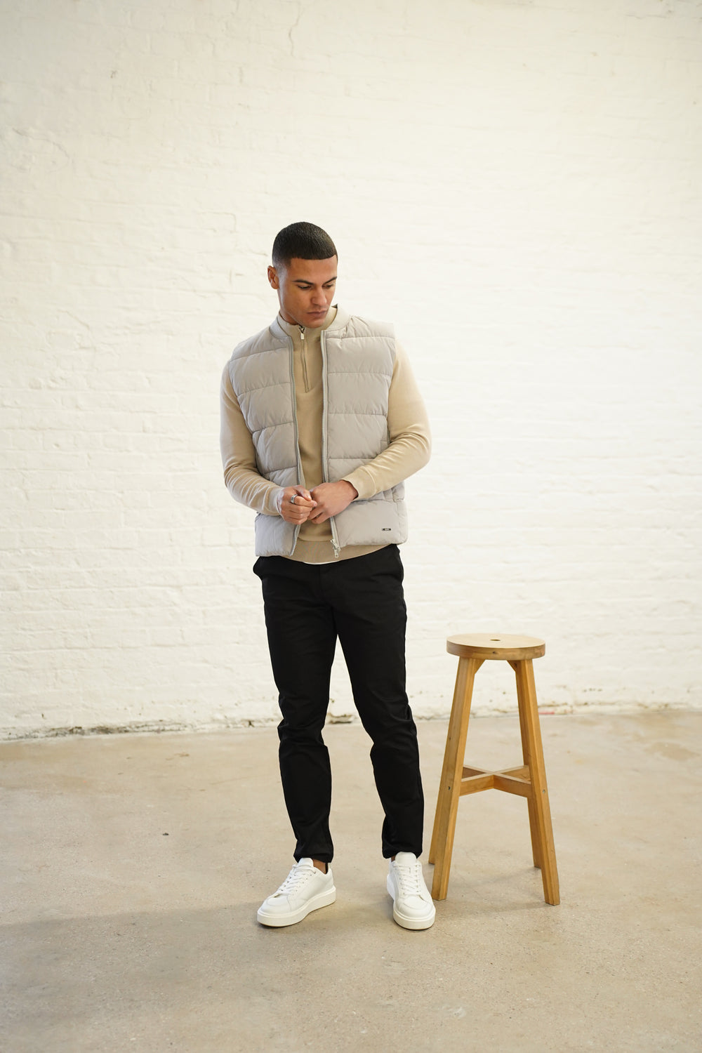 Capo Pufferweste - Taubengrau