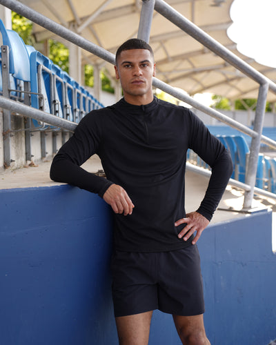 Capo Active Core 1/4 Zip Top - Black