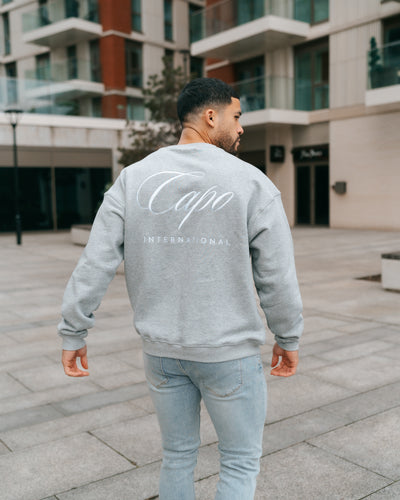 Capo International Sweater - Grey Marl