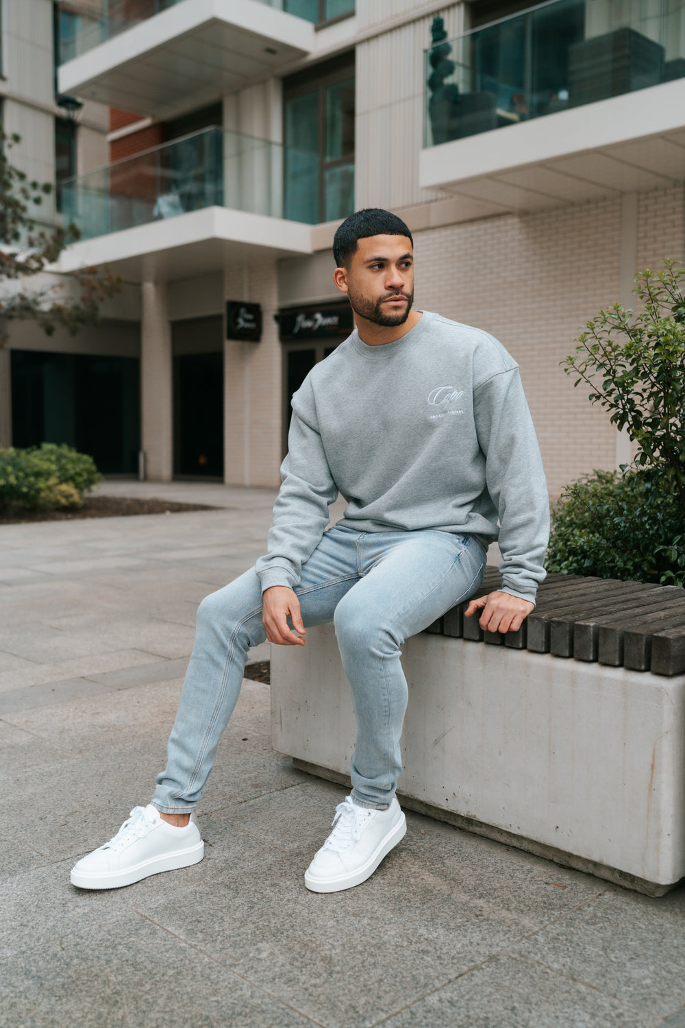 Capo International Pullover - Graumeliert