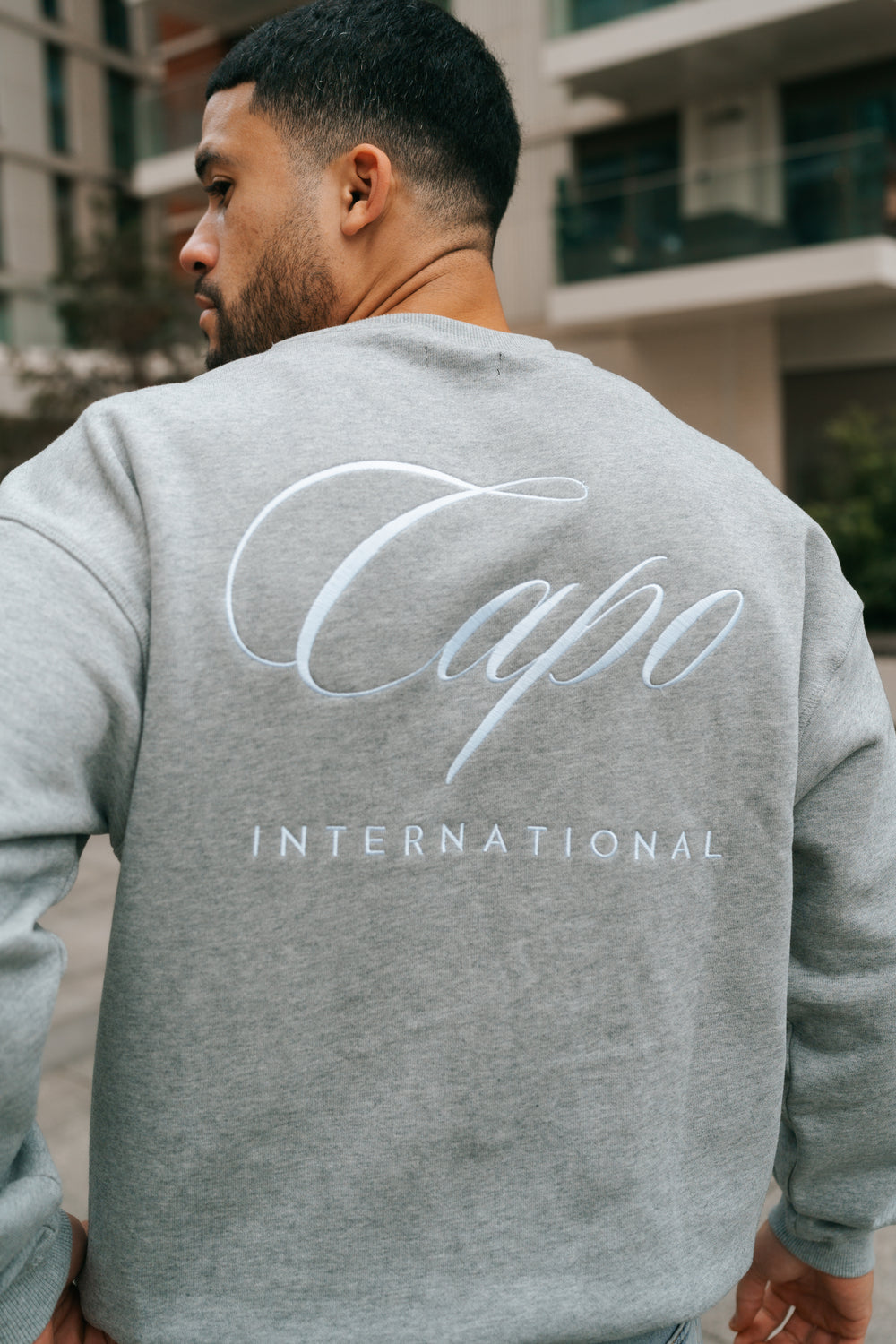 Capo International Pullover - Graumeliert