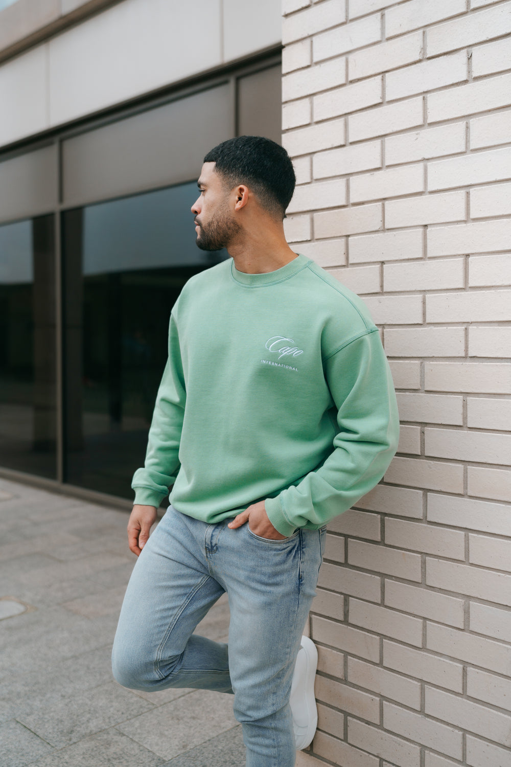 Capo International Sweater - Washed Green