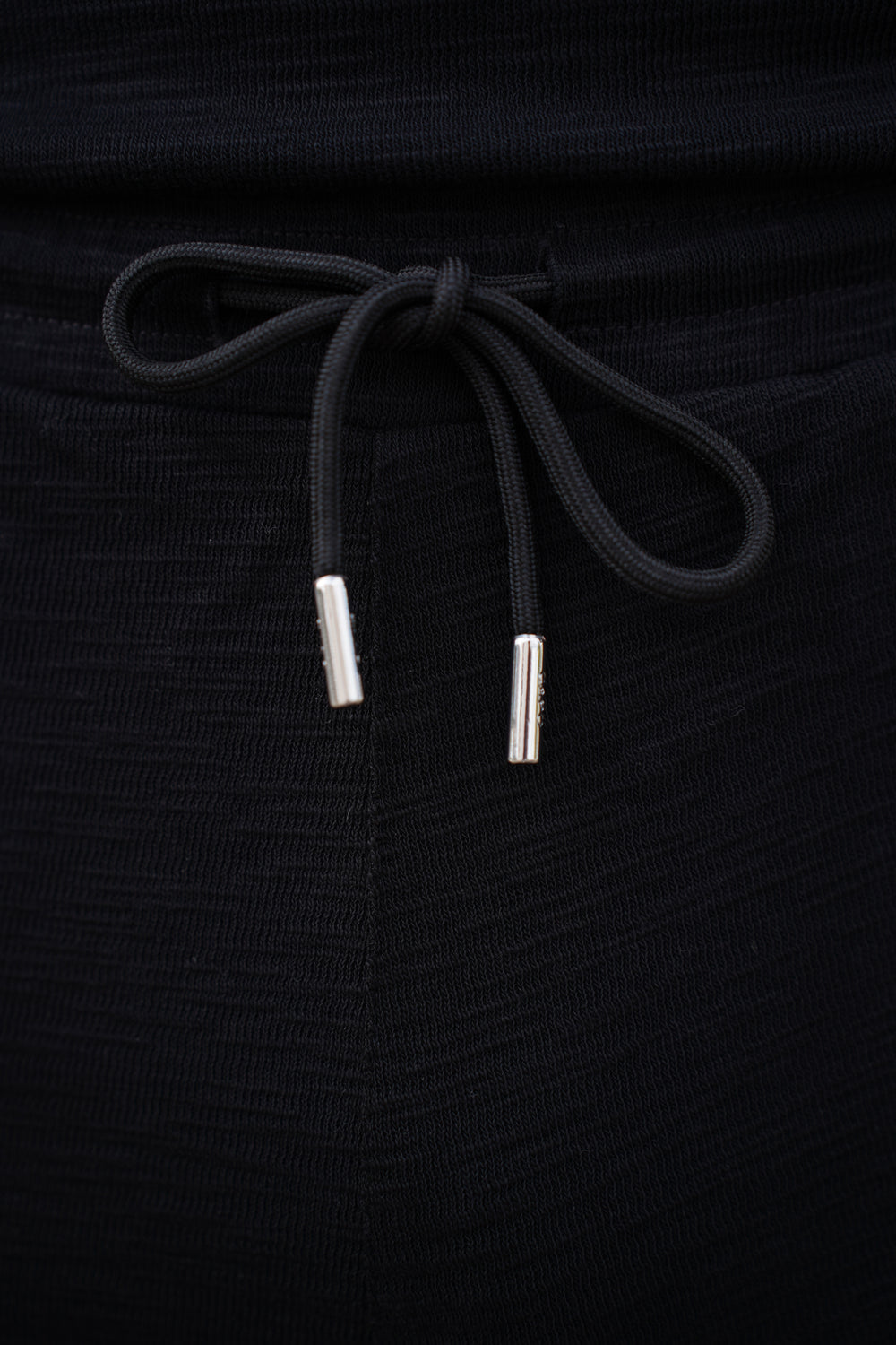 Capo Jersey Slub Shorts - Black