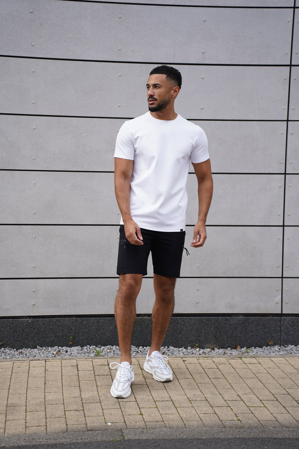 Capo Utility Tech Cargo Short - Black