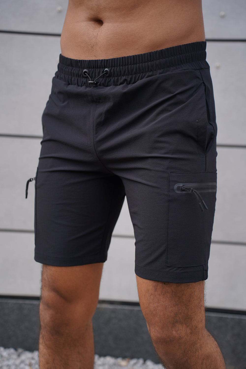 Capo Utility Tech Cargo Short - Black