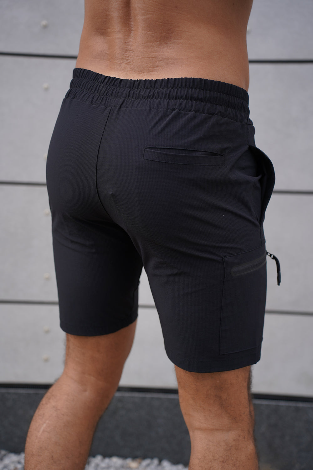 Capo Utility Tech Cargo Short - Black