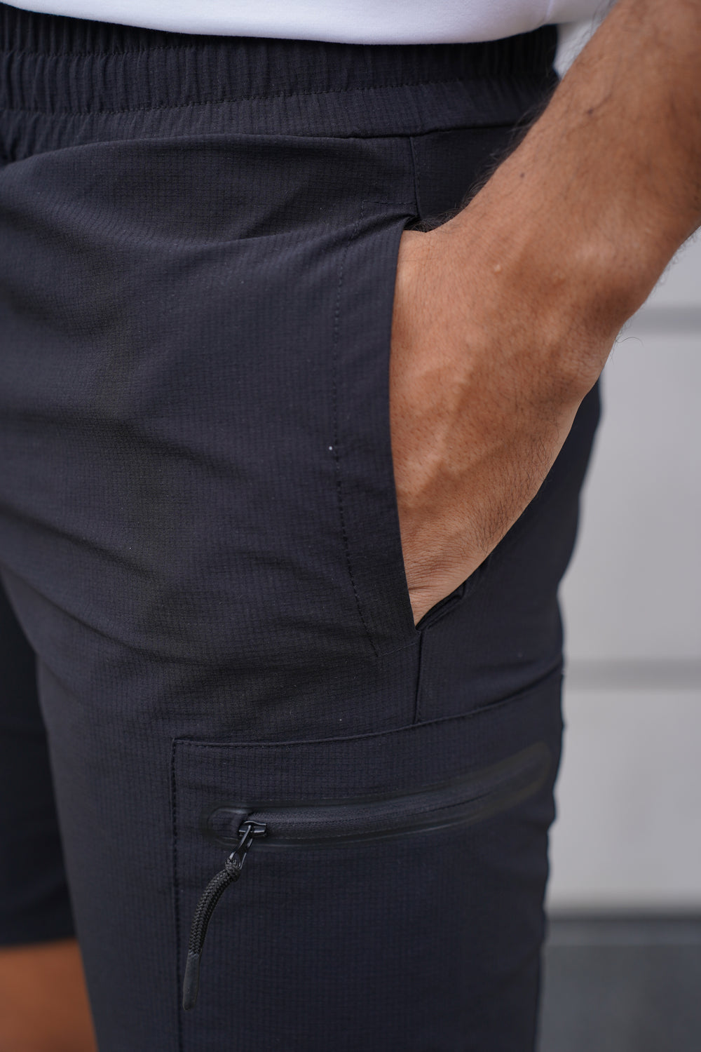 Capo Utility Tech Cargo Short - Black