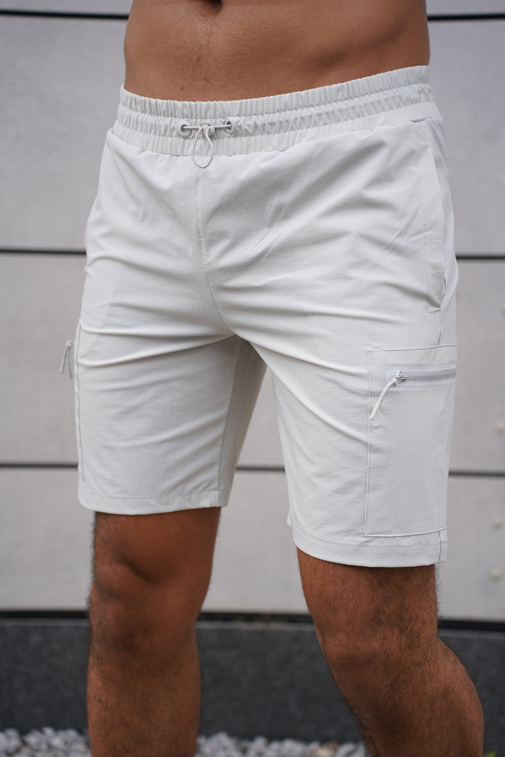 Capo Utility Tech Cargo Short - Light Grey