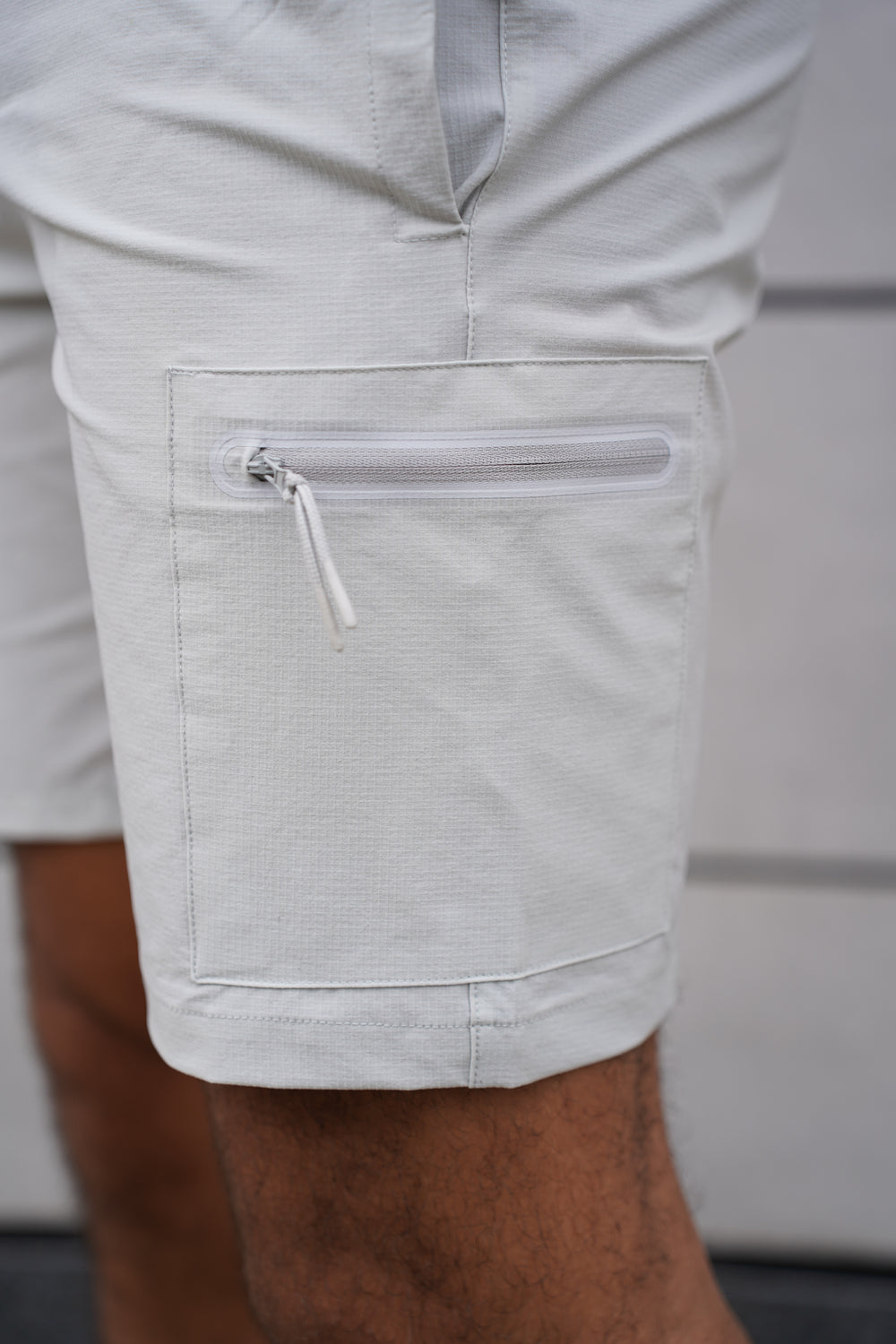Capo Utility Tech Cargo Short - Light Grey