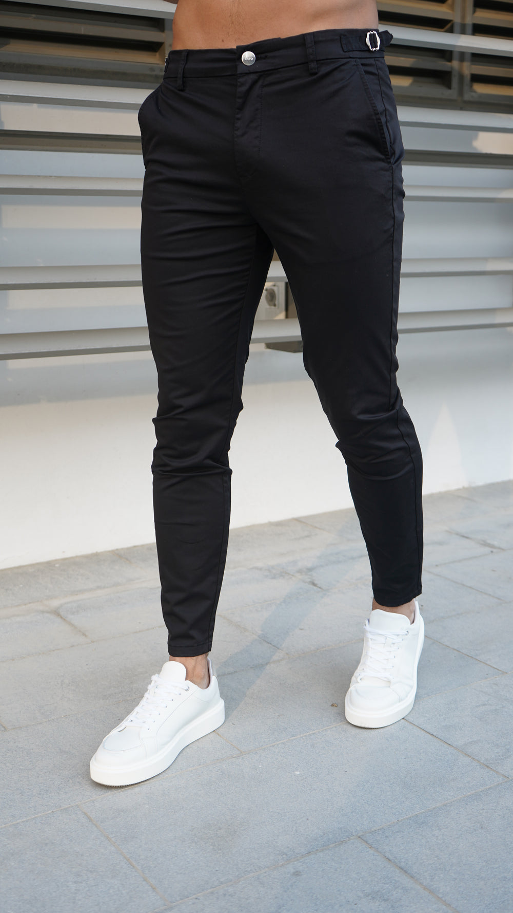 Capo Chino Side Adjuster Pant - Black