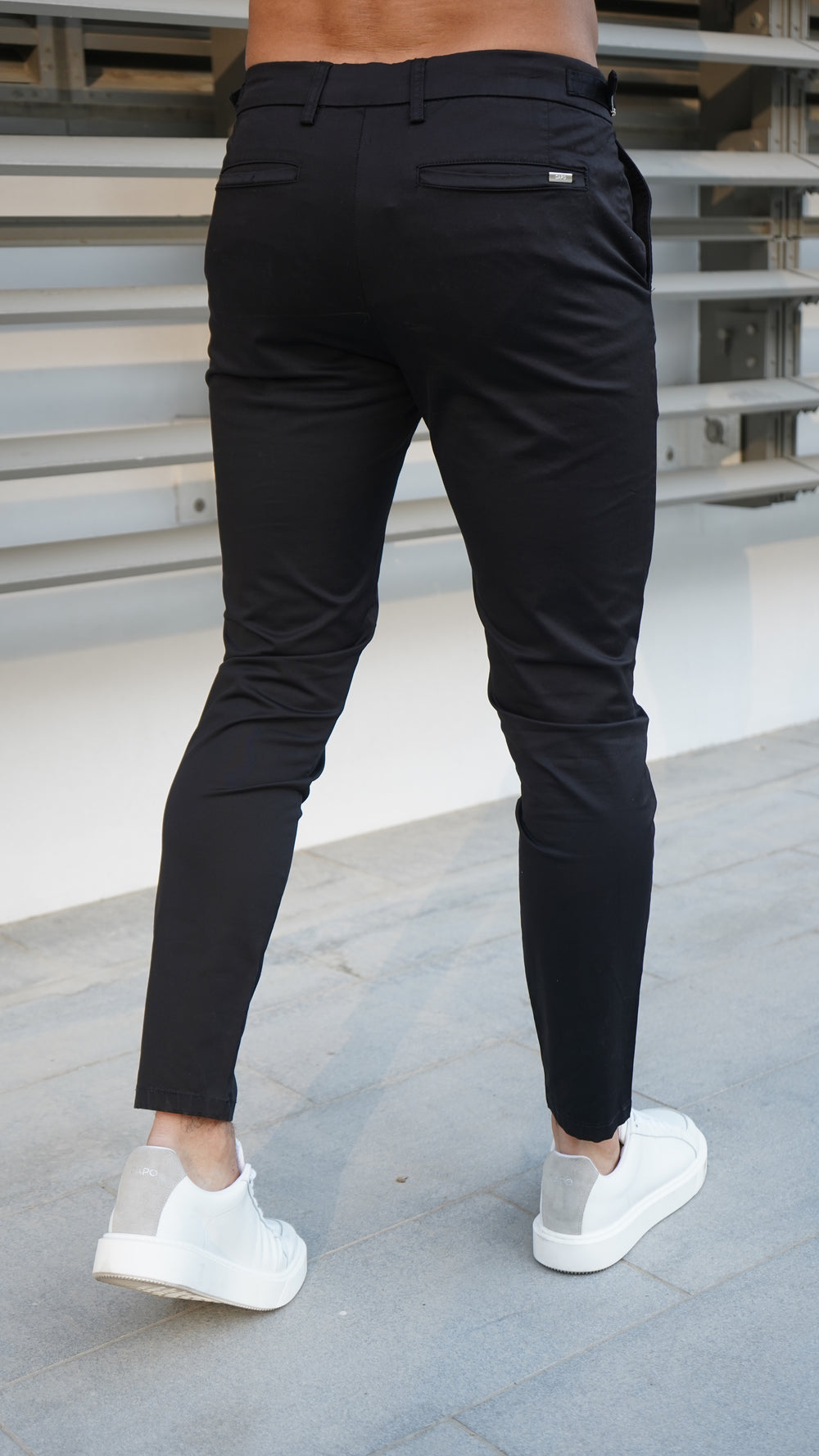 Capo Chino Side Adjuster Pant - Black