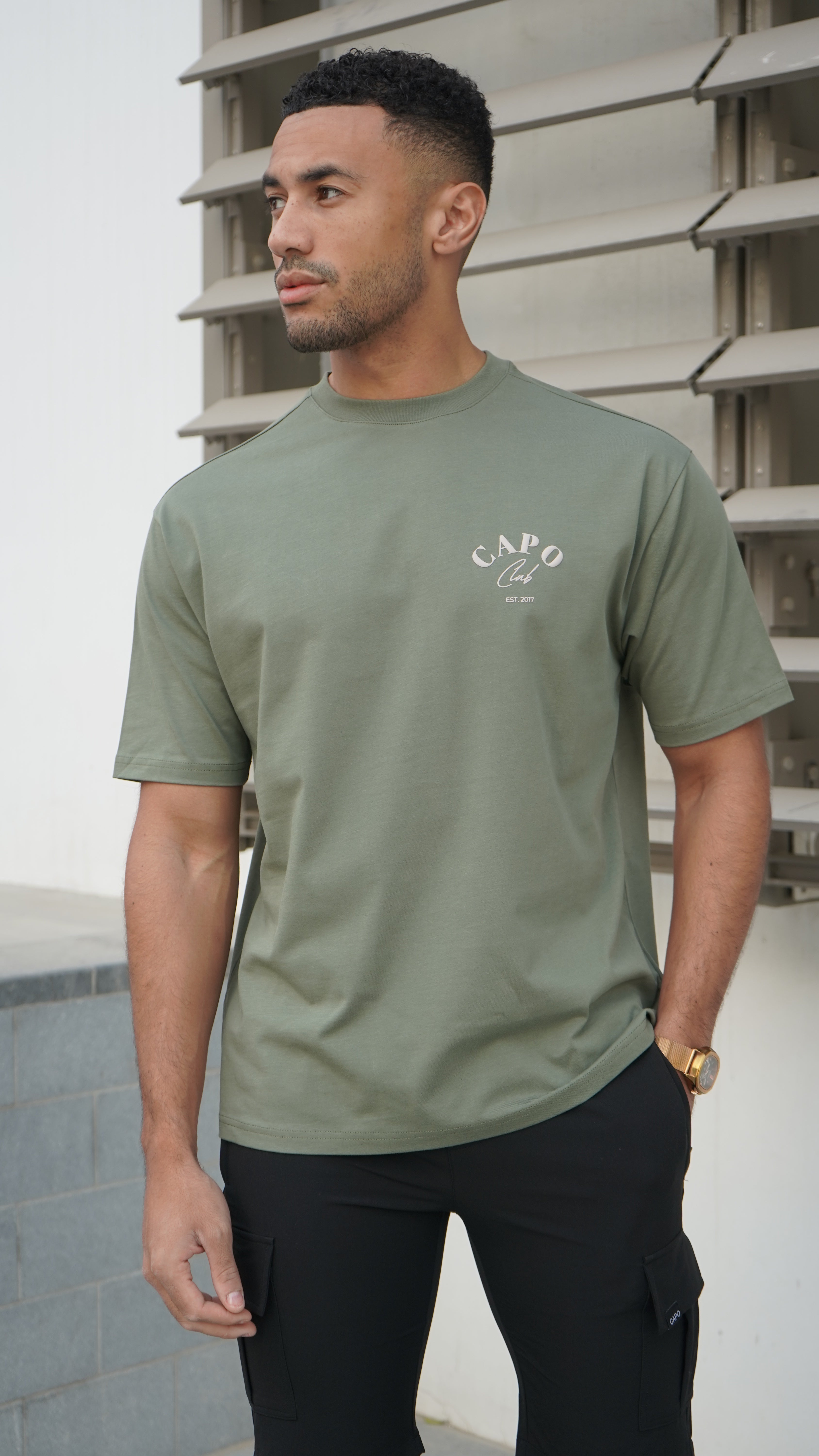 Capo Beach Club T-Shirt - Olive