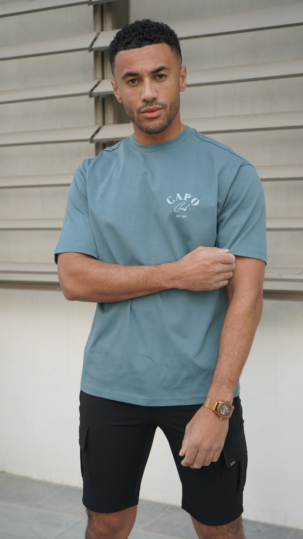 Capo Beach Club T-Shirt - Dusky Blue