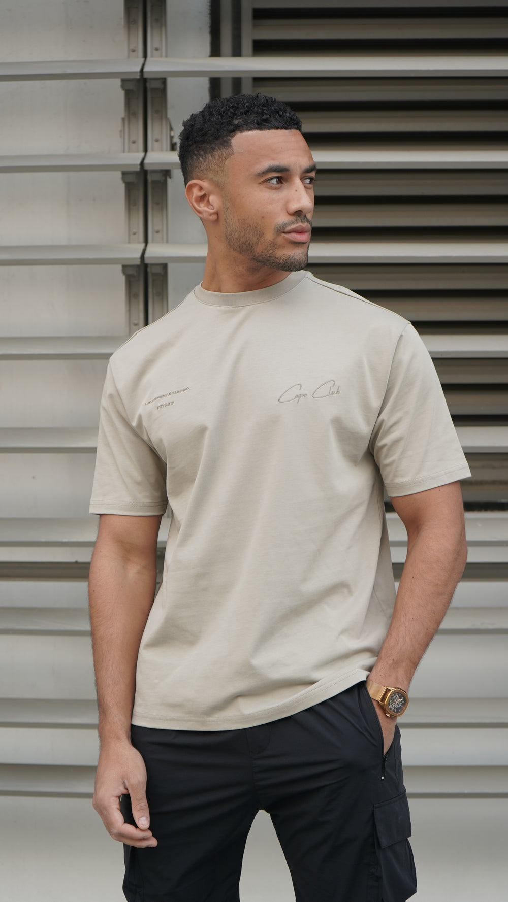 Capo Club Signature T-Shirt - Taupe