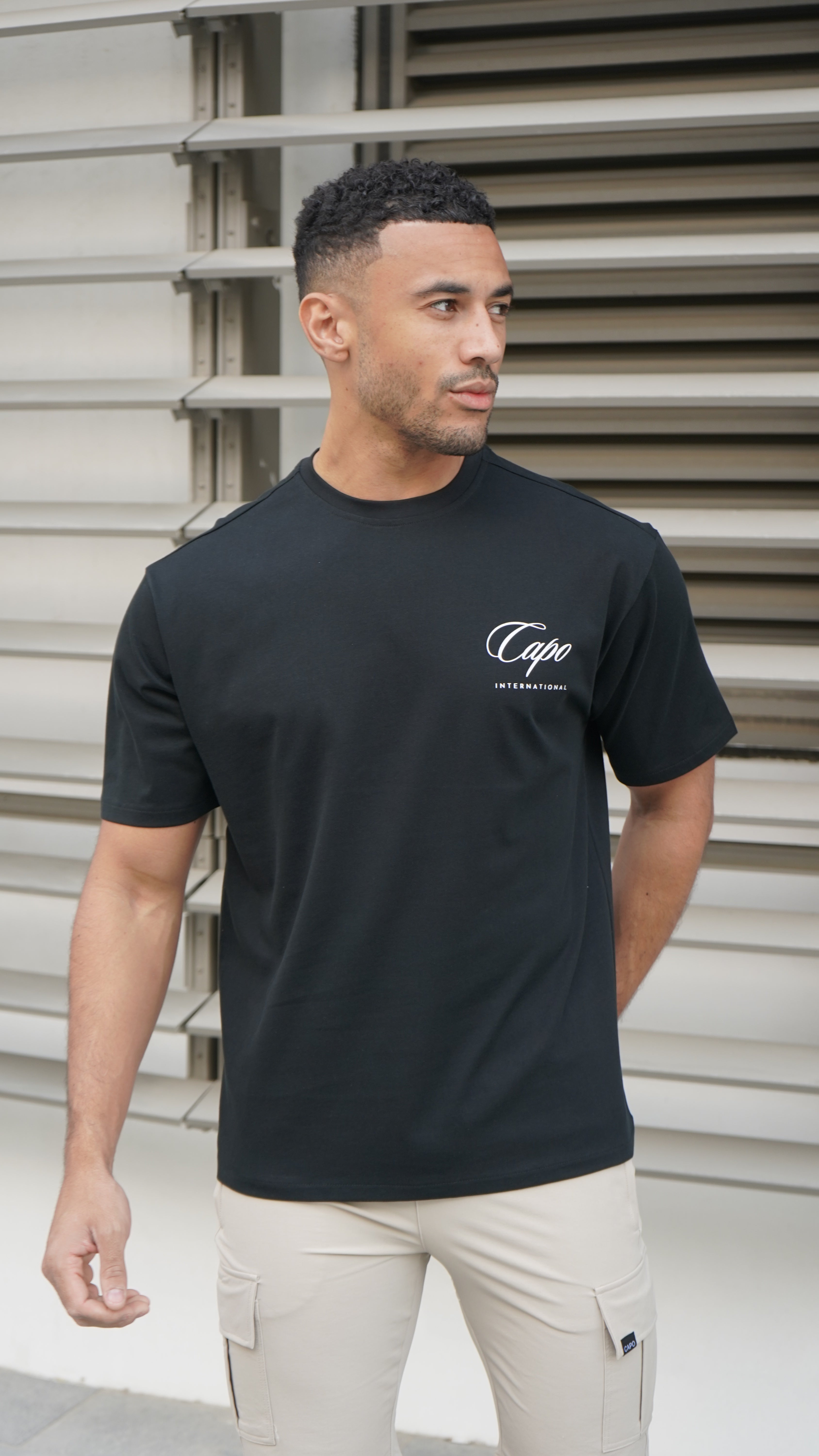 Capo International T-Shirt - Black/White