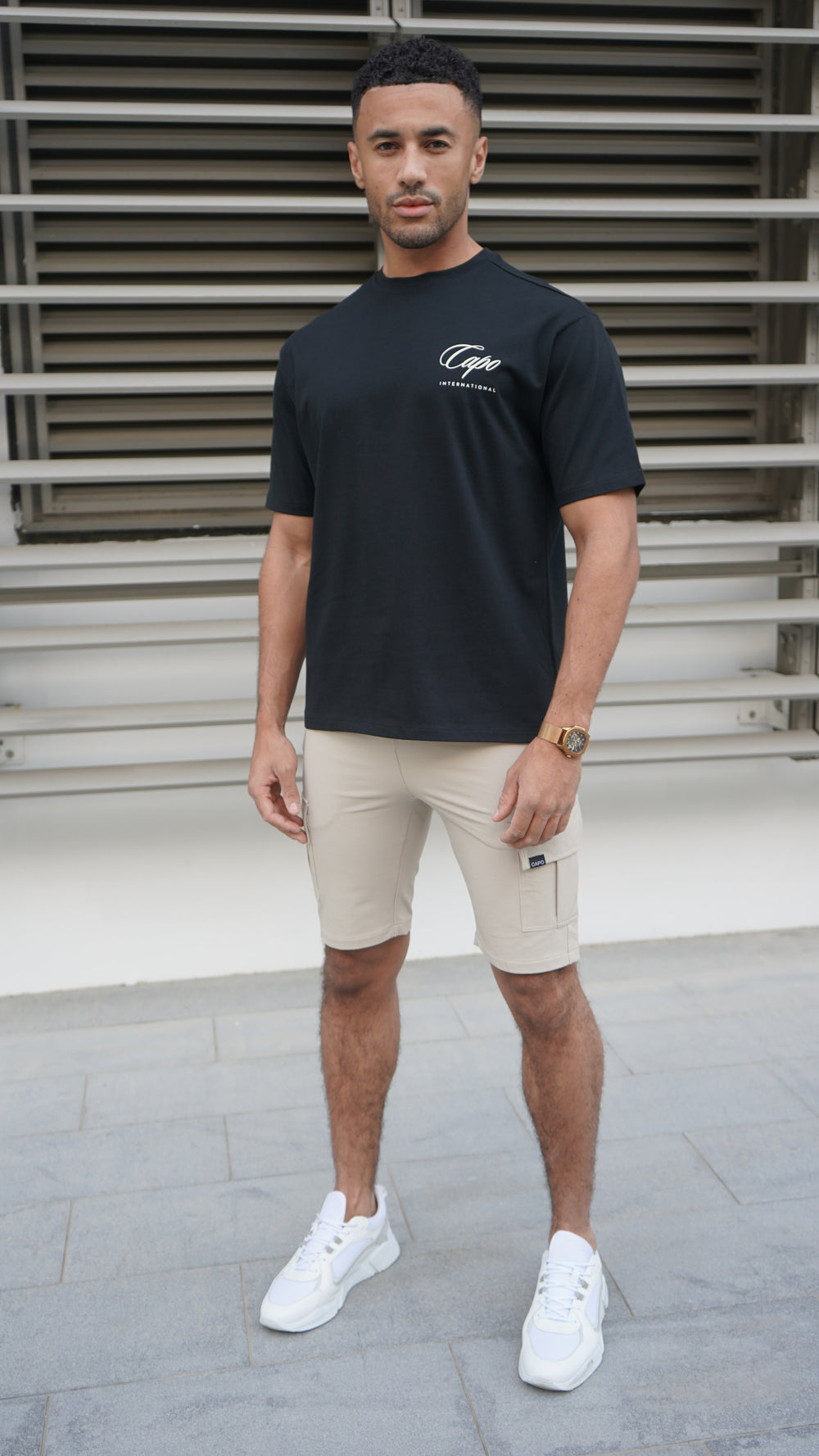 Capo International T-Shirt - Black/White