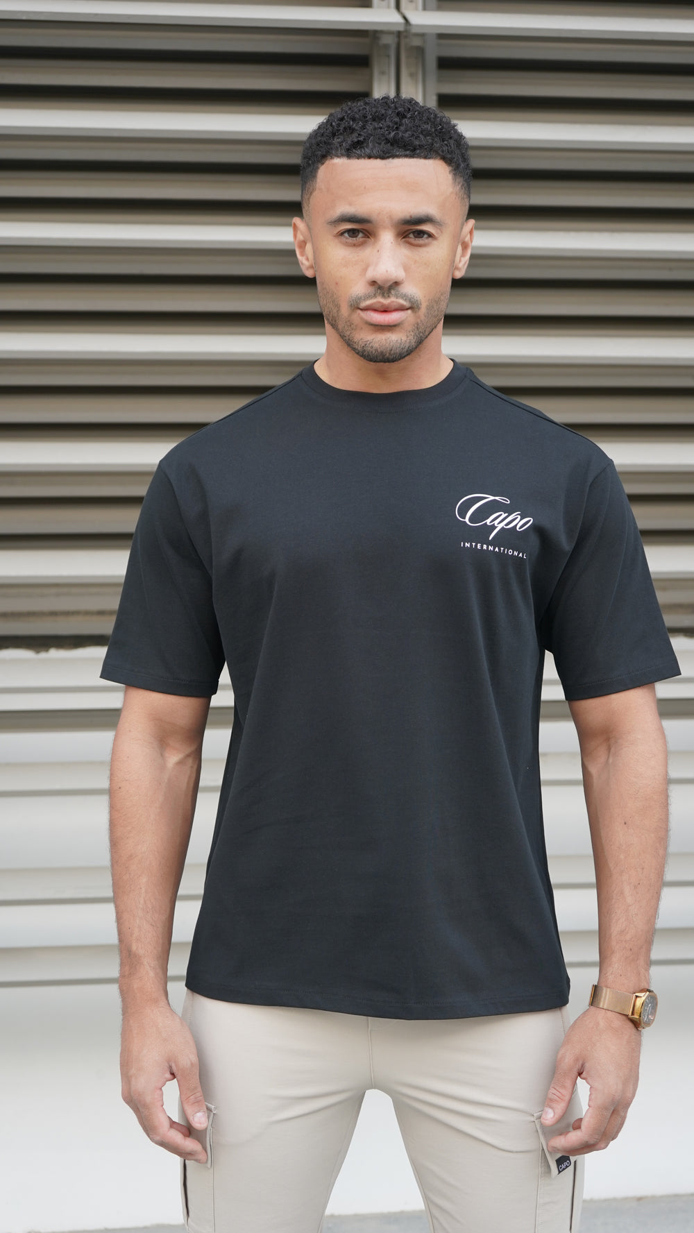 Capo International T-Shirt - Black/White